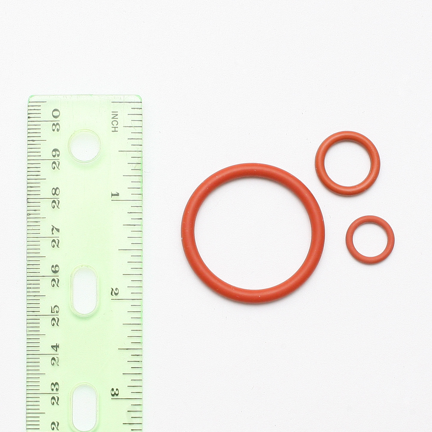 New Nikon Nikonos O-rings / rubber gaskets for SB-105 strobe. Red storage set