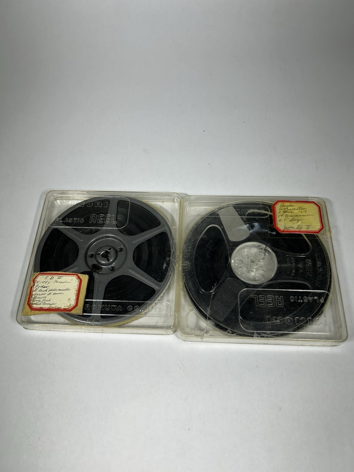 Vintage Reel to Reel Tape Metal Carrying Case with 17 Used Reels 40’s 50’s 60’s