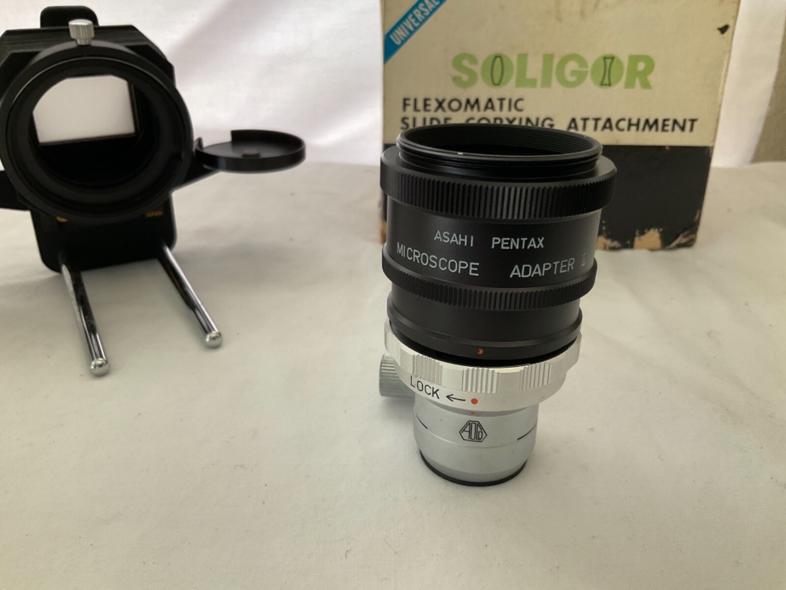 Soligor Flexomatic Slide Copying Attachment vintage universal