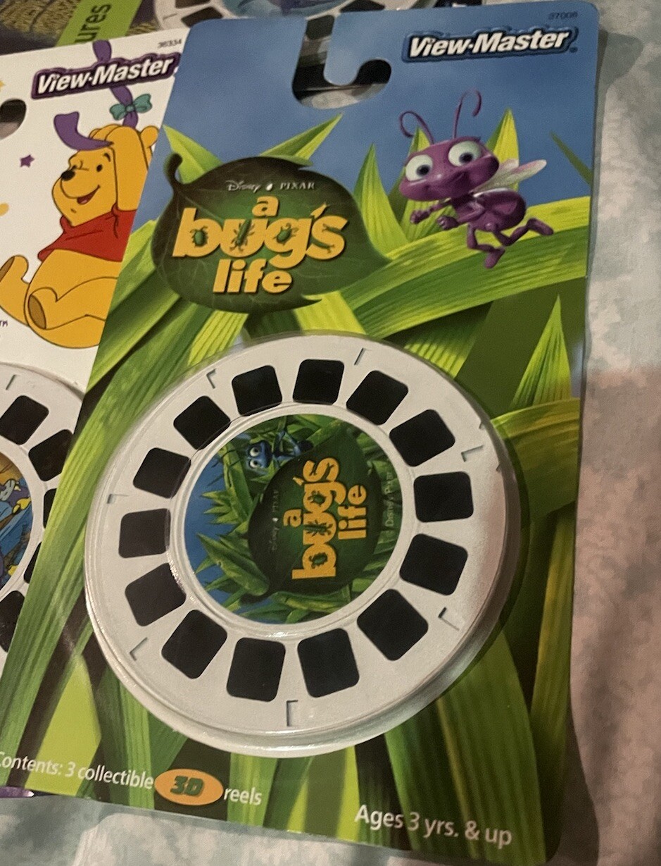 Various Vintage Collectible Reel Sets For View-Master 2002( 3 Reels Per Each Set