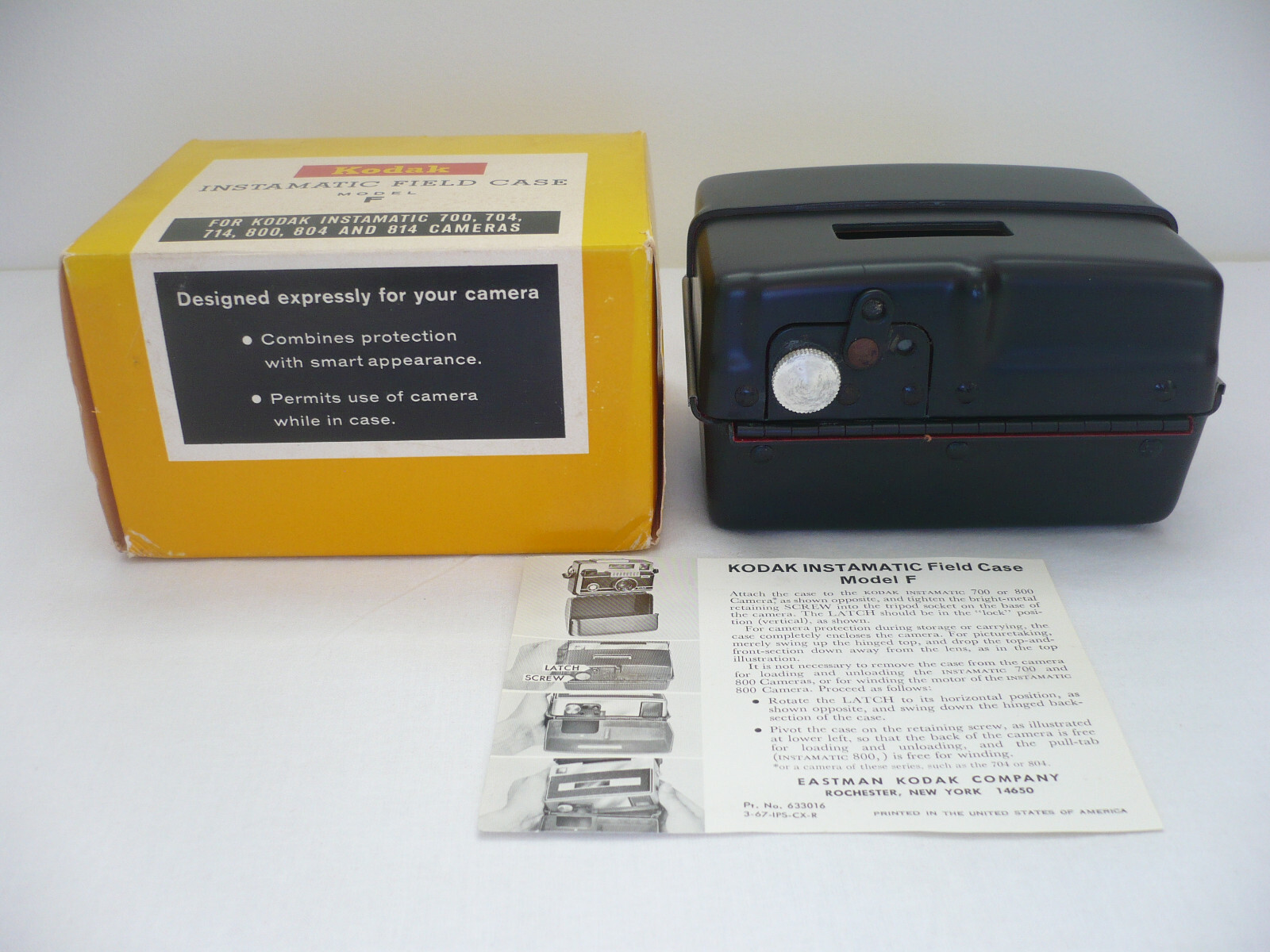 Vintage Kodak Instamatic Field Case Model F in Box Never Used