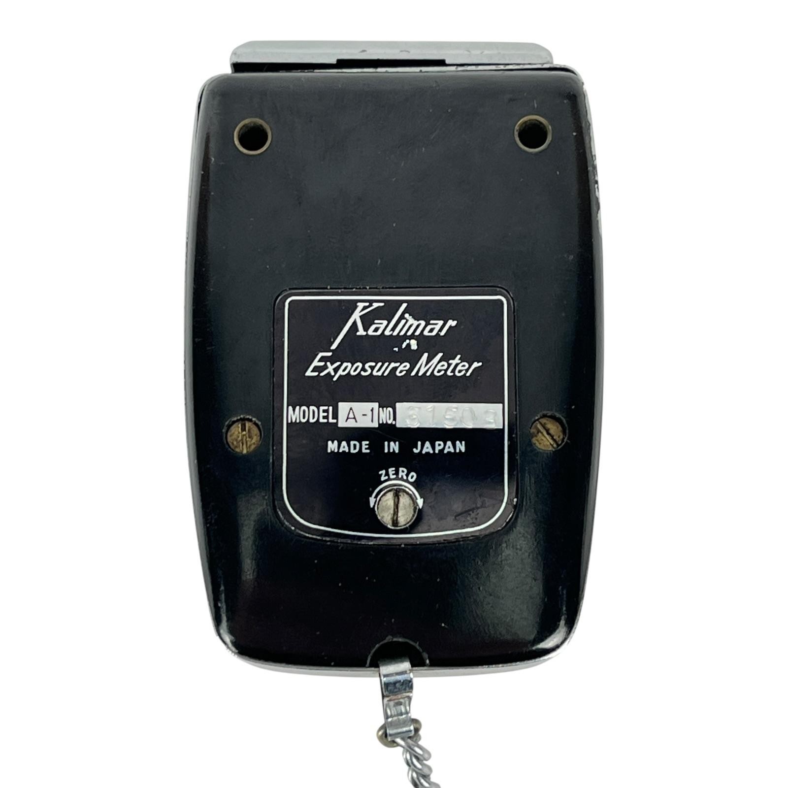 Kalimar A-1 Exposure Meter Light Meter Selenium Vintage Camera Japan Chain