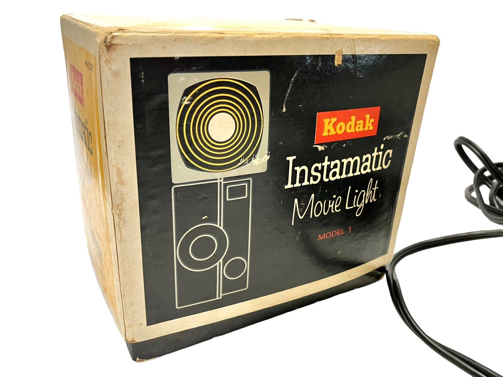 Vintage Kodak Instamatic Movie Light Model 1 # D375 Tested Working Original Box