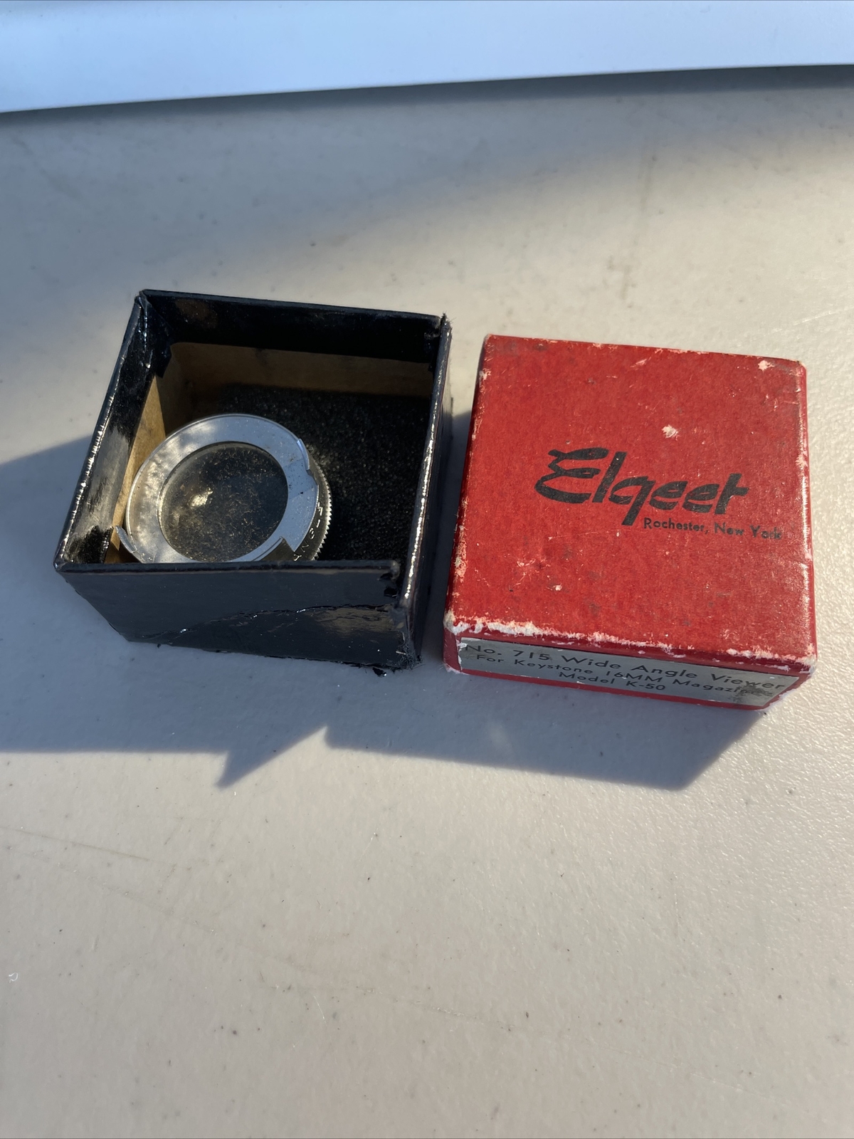 VINTAGE ELGEET NO. 715 WIDE ANGLE VIEWER for KEYSTONE 16mm MODEL K-50 (FF2)
