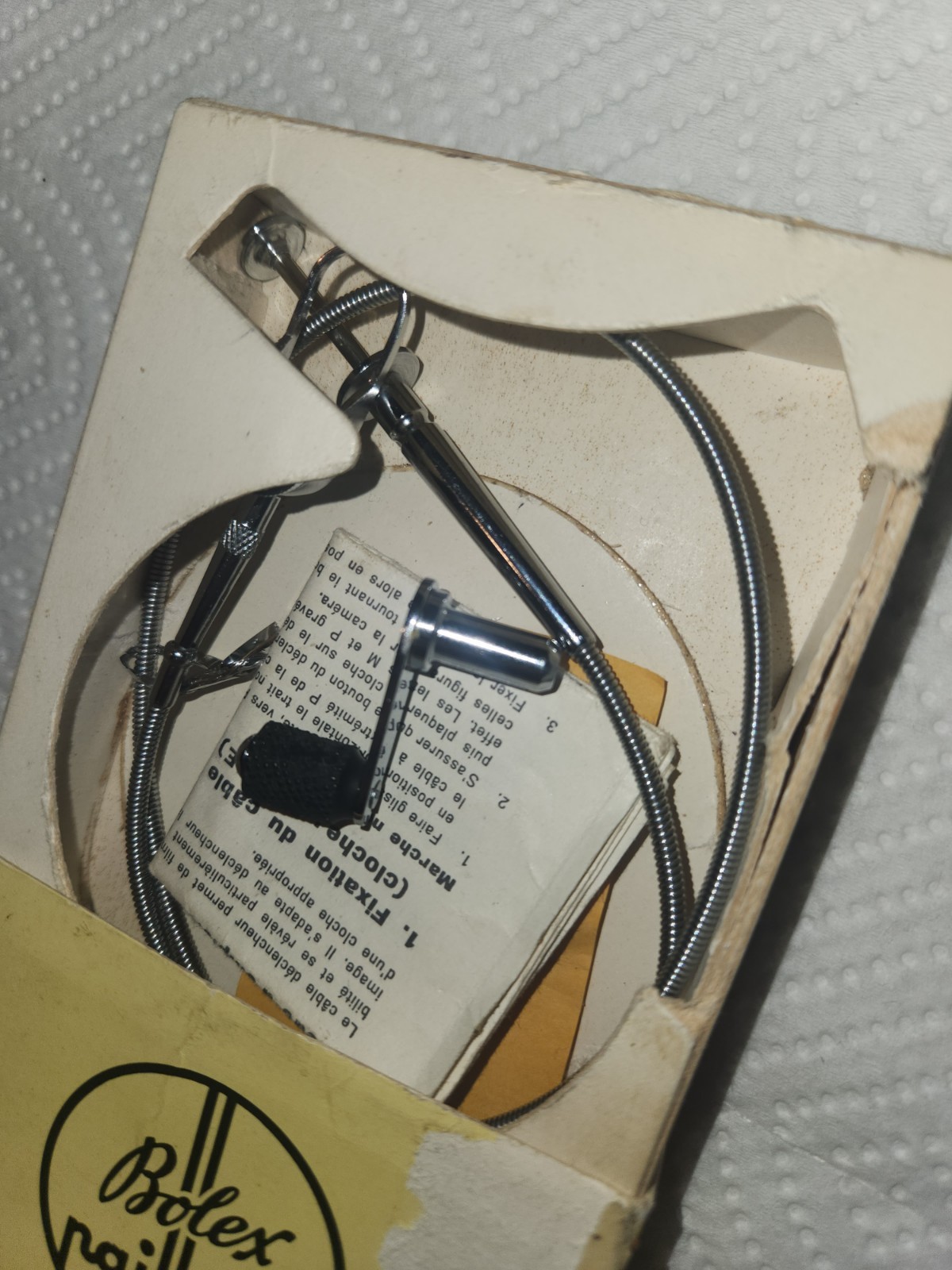 BOLEX Cable Release in Box w Adapter instructions Rewind Crank 16mm Movie Camera
