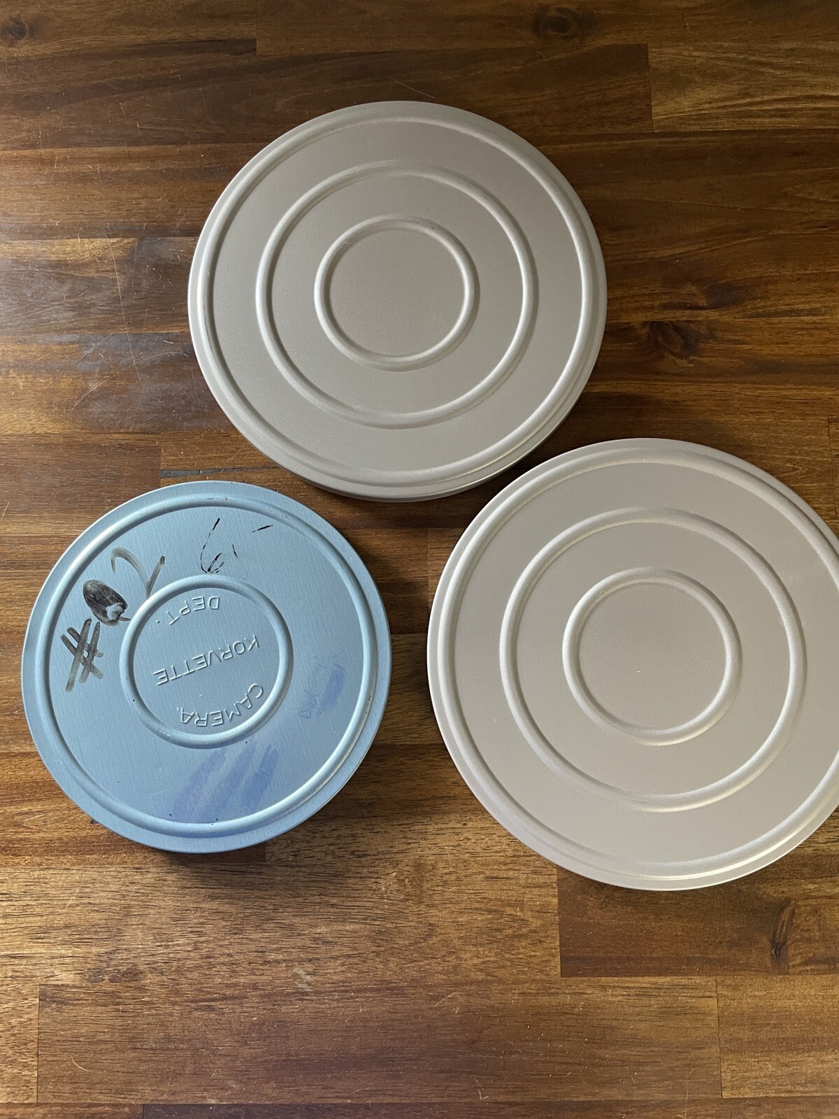 Vintage Movie Reel and Case – Set of Three (3)