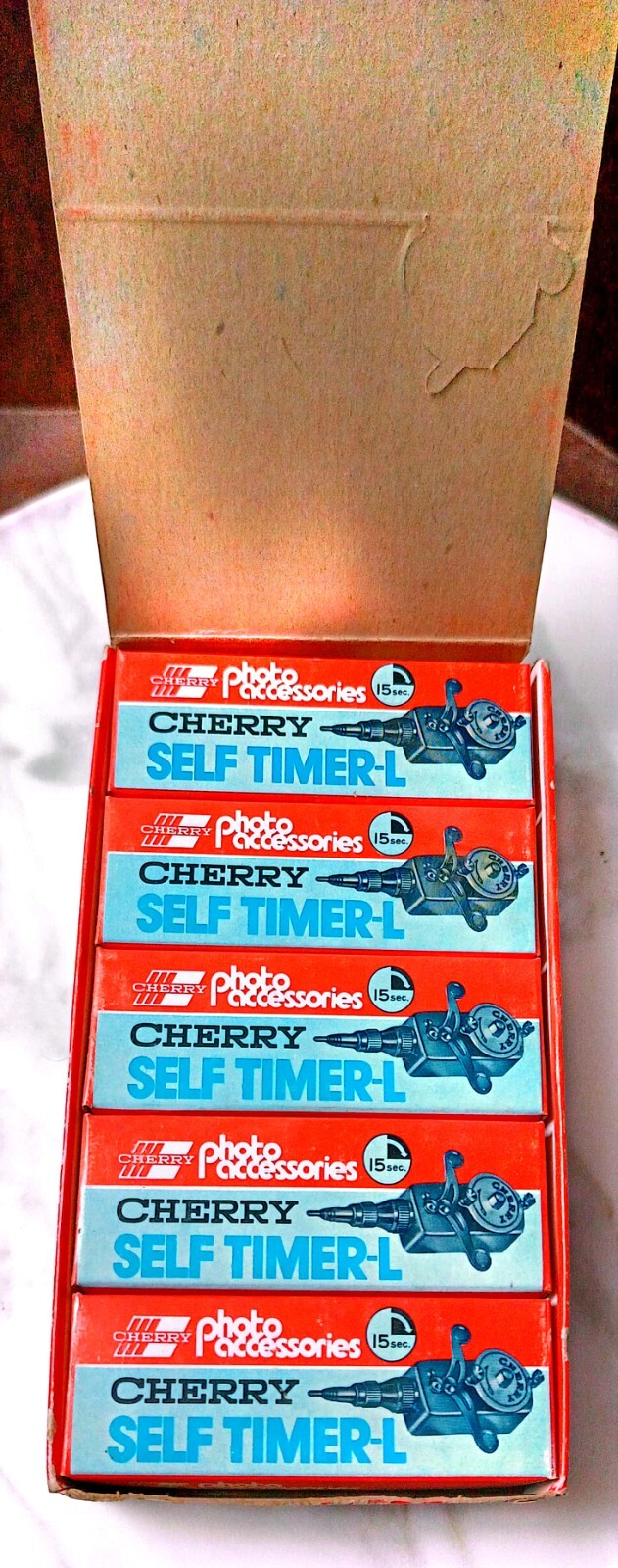 Vintage CHERRY Photo Accessories SELF TIMER L Camera SHUTTER CONTAINING 5 PCC.