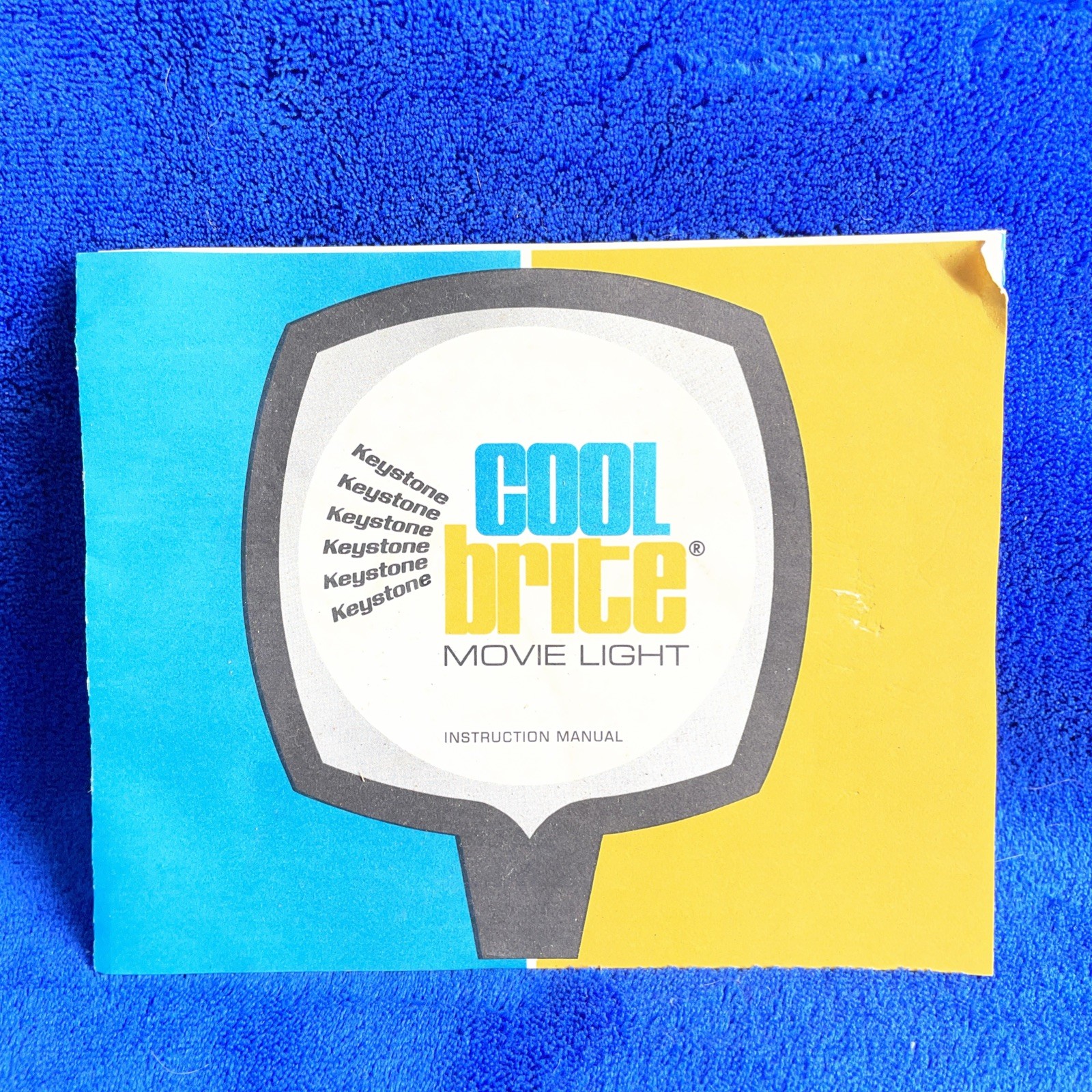 Keystone Cool Brite Super 8 Movie Camera Light in Box Vintage Cinema Bright