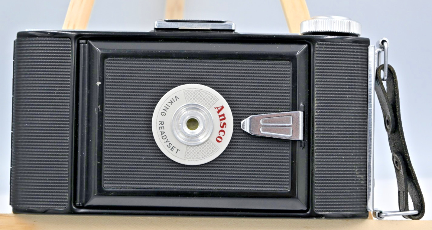 Vintage Ansco Viking Readyset folding camera JN400