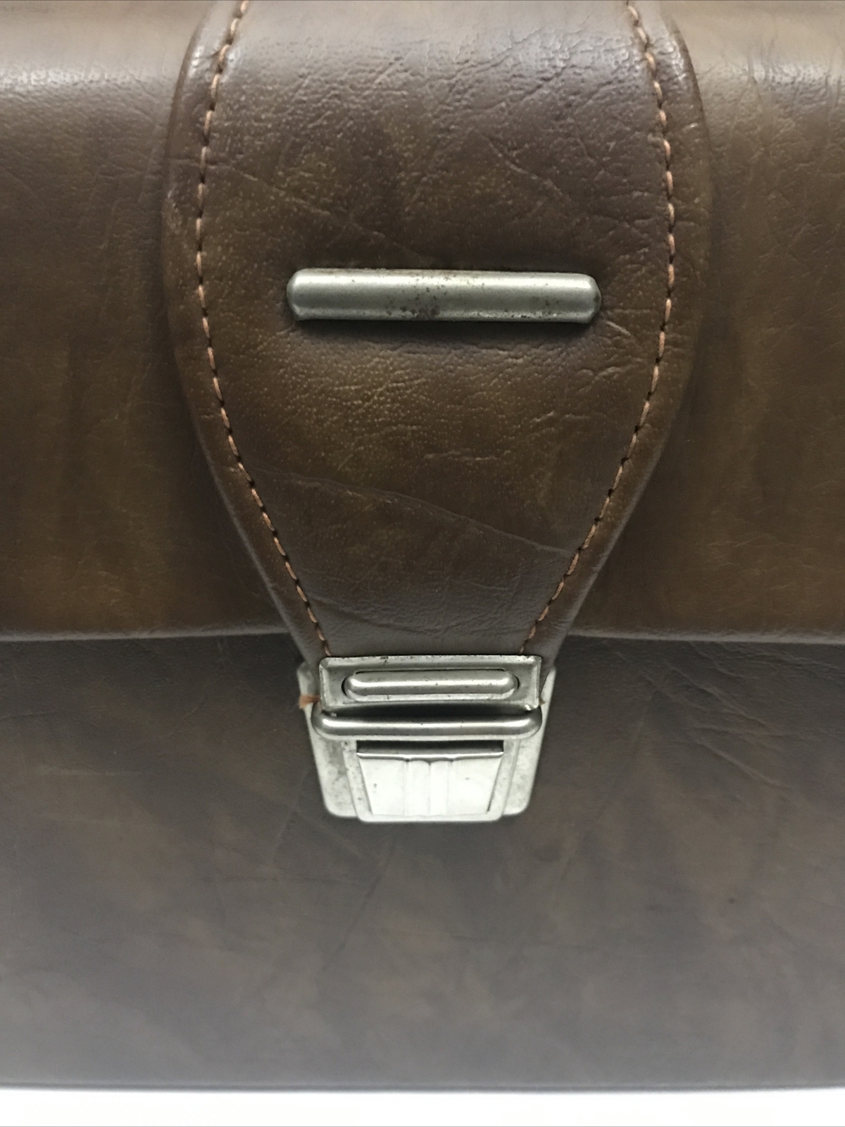 Vintage Coast Brand Model K-11 Brown Leather Material Hard Camera Carrying Case