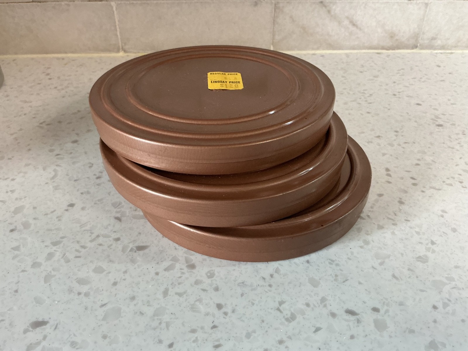 Vintage 3 x Goldberg NOS 5″ DUAL 8 Metal Film Canister With Movie Reel