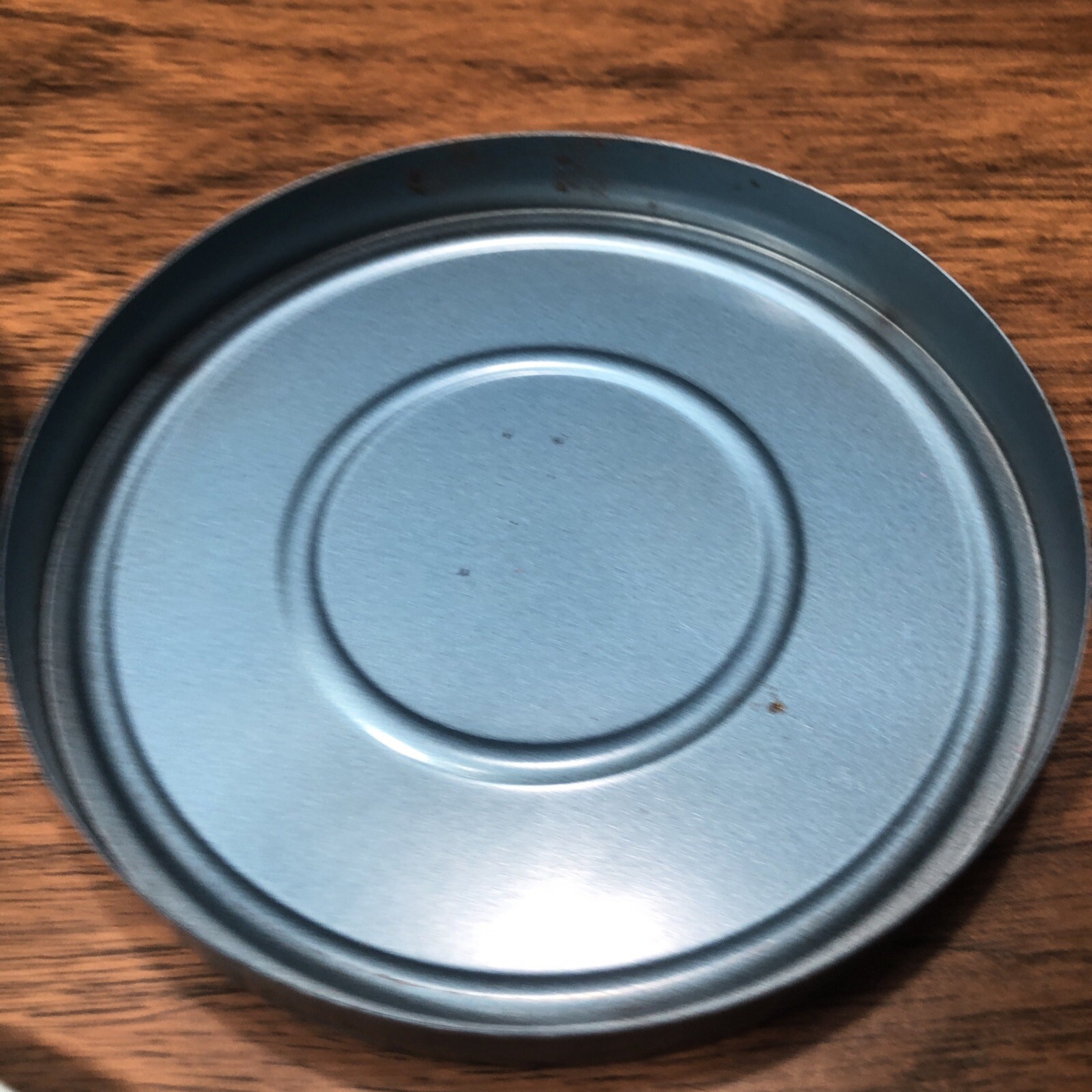 Lot of 2 Blue 8mm Film 5” 200’ Metal Reels & Cans Reelane Thread-o-matic USA