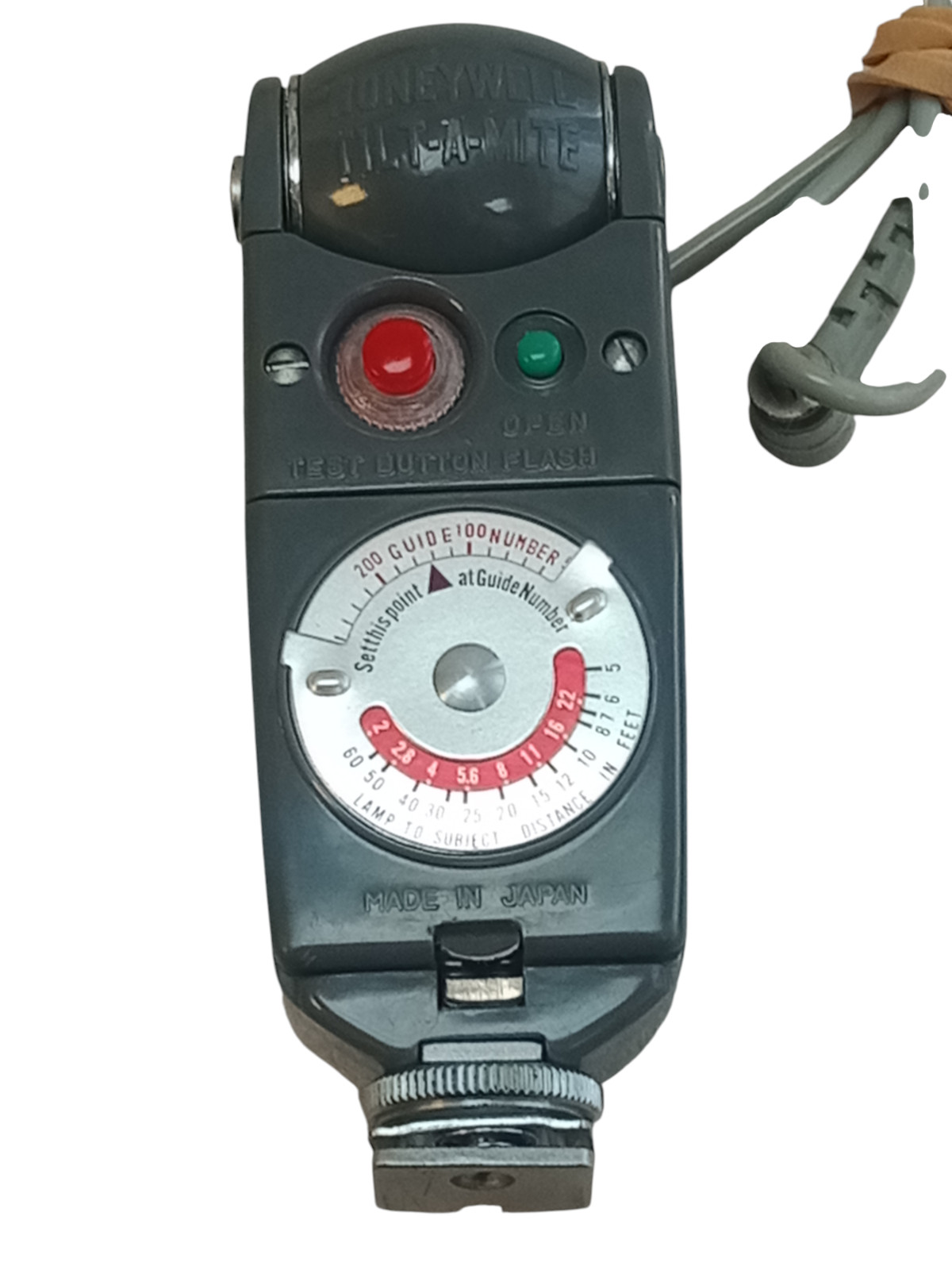 VTG Honeywell Original Tilt-A-Mite Flashgun Fan-Fold Camera Flash Unit | Works