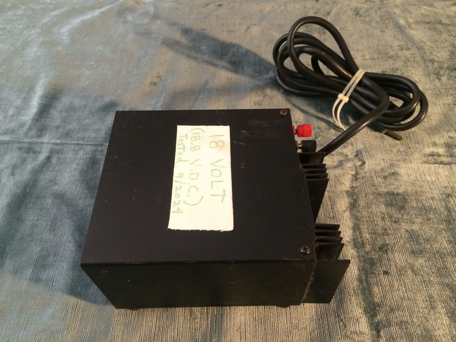NORRIS FILM PRODUCTS POWER SUPPLY, 110 V.A.C. to 18 V.D.C. for TIME-LAPSE MOTORS