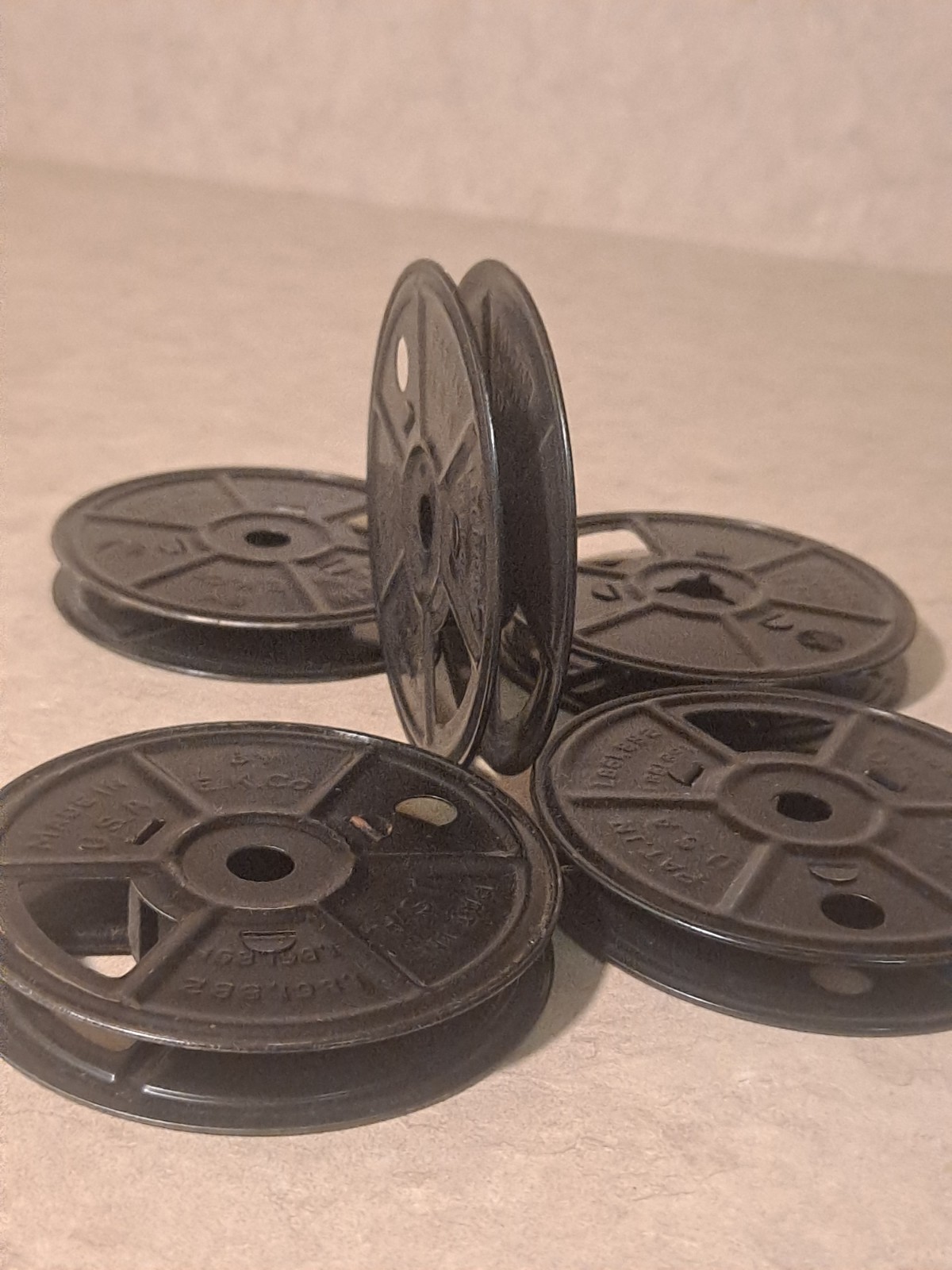 Kodak 8mm Metal 3” Film Reels, (LOT OF 5)