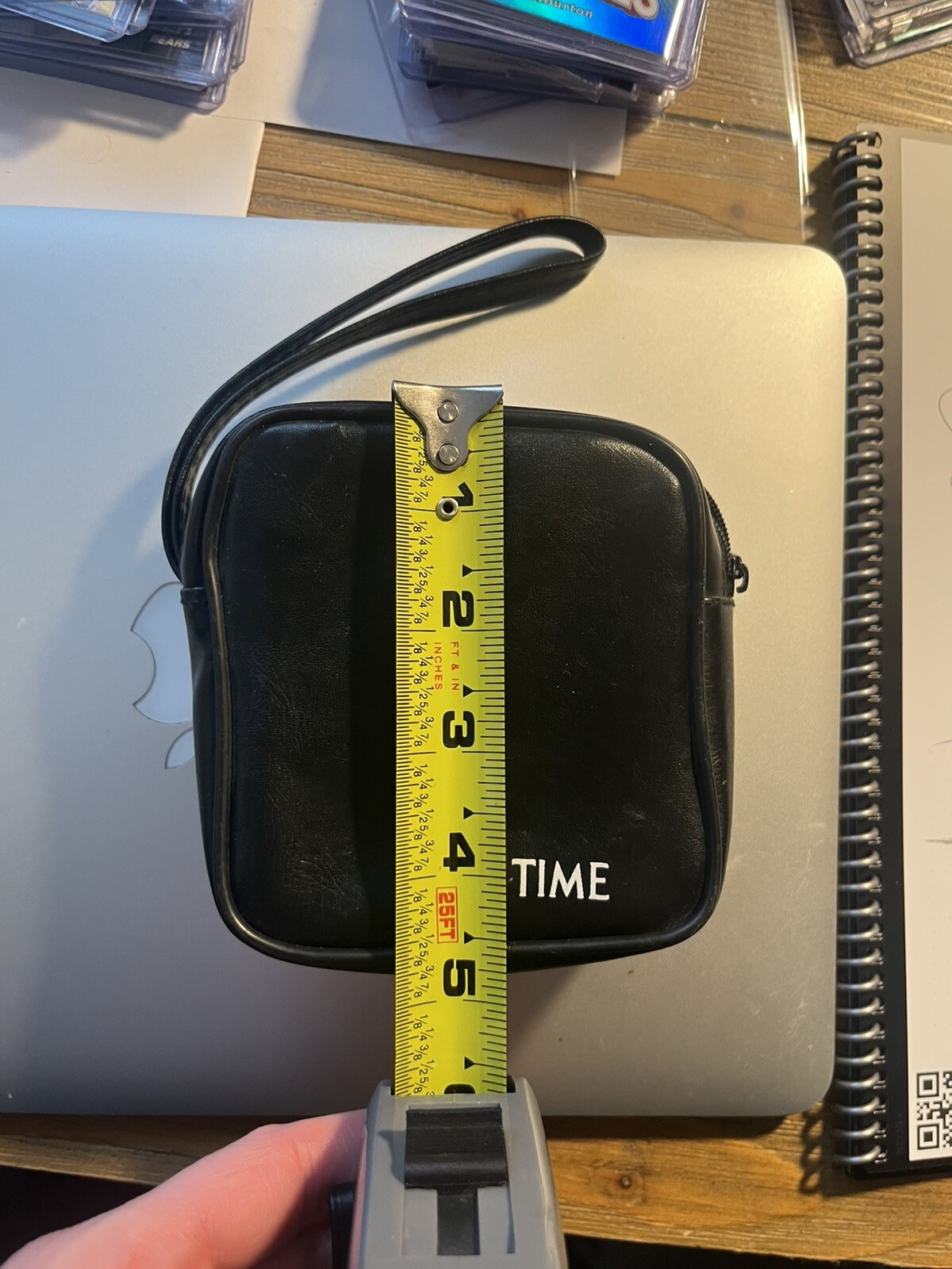 Time Magazine Vintage Binocular Holder Case Zip Up Camera Bag C4