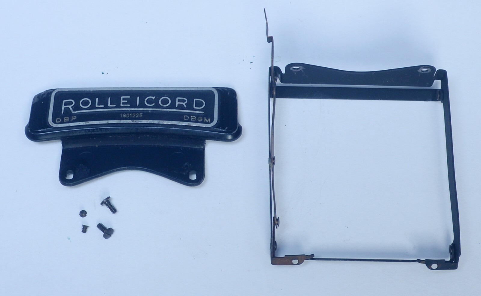 ROLLEICORD Va K3E Front LOGO Plate Mount Vintage TLR Film Camera Parts Germany