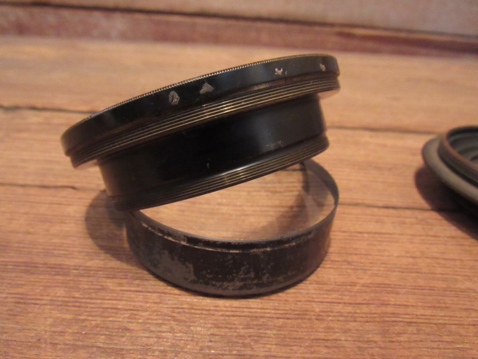 Vintage Brass Carl Zeiss Jena Tessar Lenses Format Film Photography