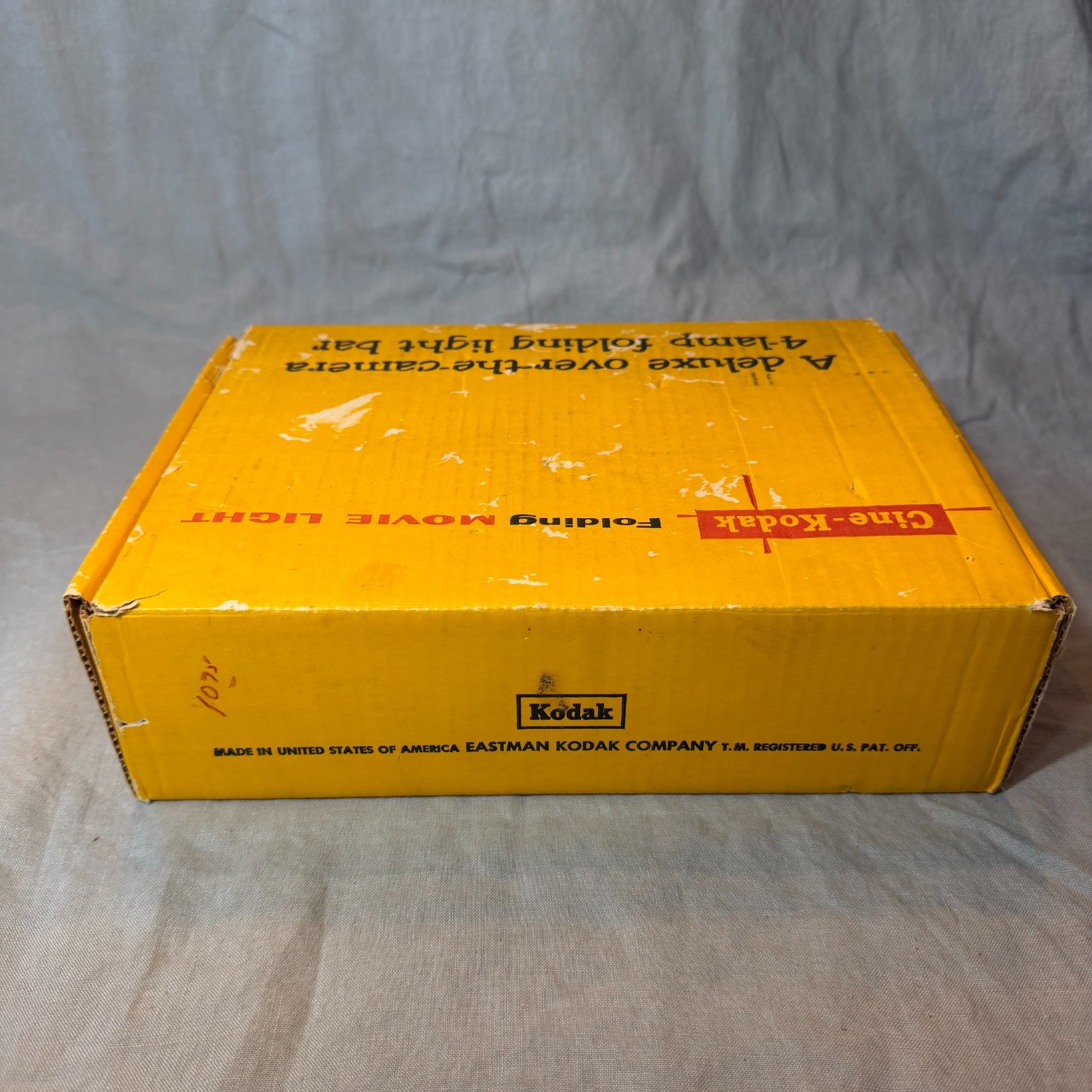 Kodak Cine Kodak Folding 4 Lamp Movie Camera Light Tested w Original Box 8mm