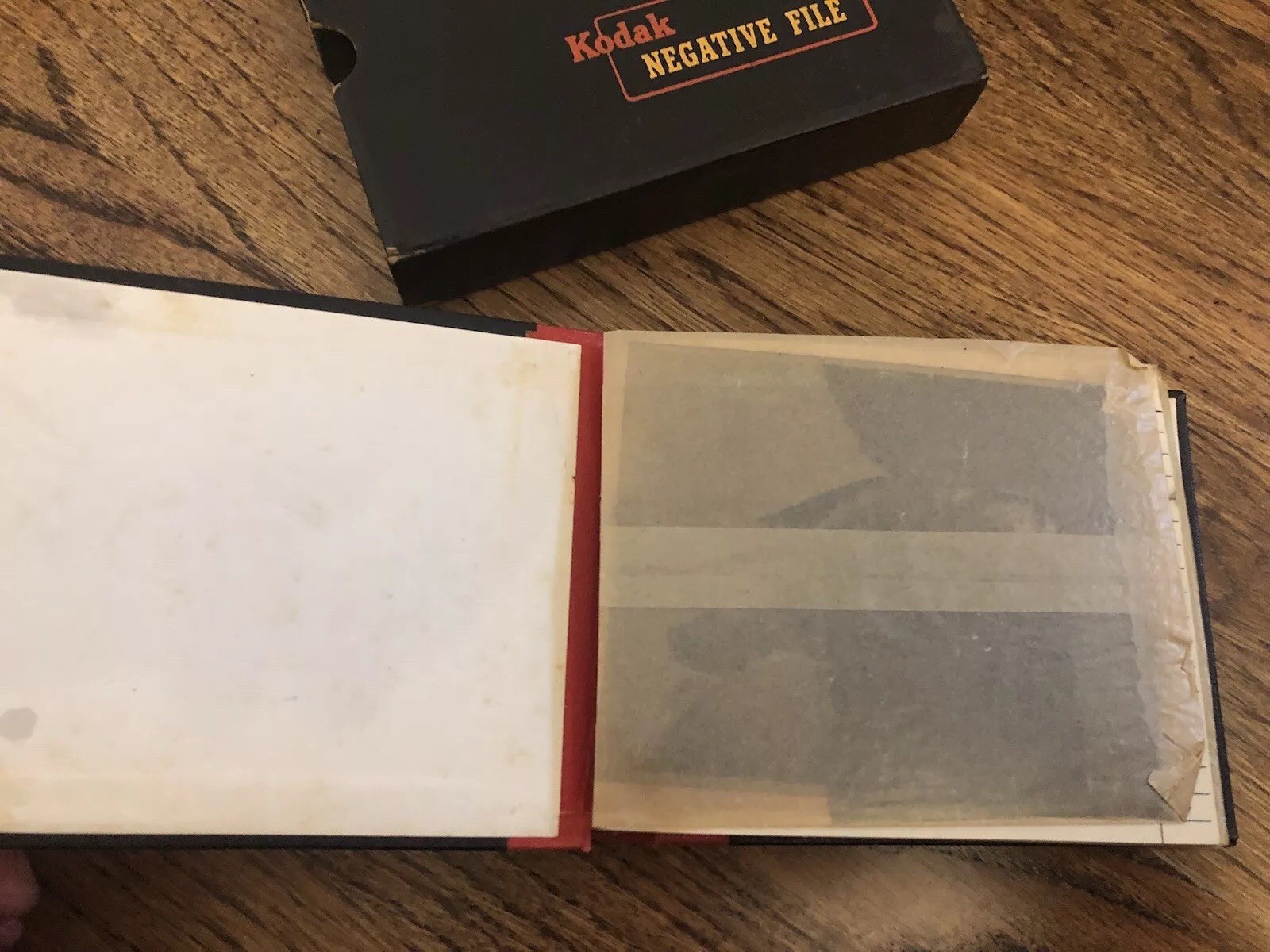Vintage Kodak Negative File for 100 negatives 4×5 Book With Used Negatives