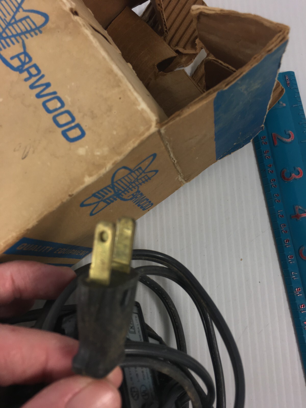 Vintage Harwood XR6 Movie Camera Light USA Original Box Bulb Tested