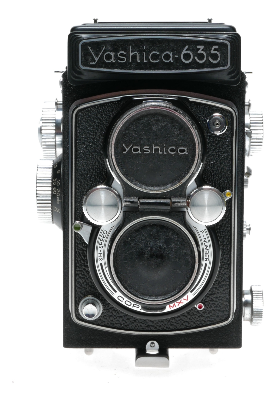 Yashica-635 Dual Format TLR Film Camera Yashikor 3.5/80mm