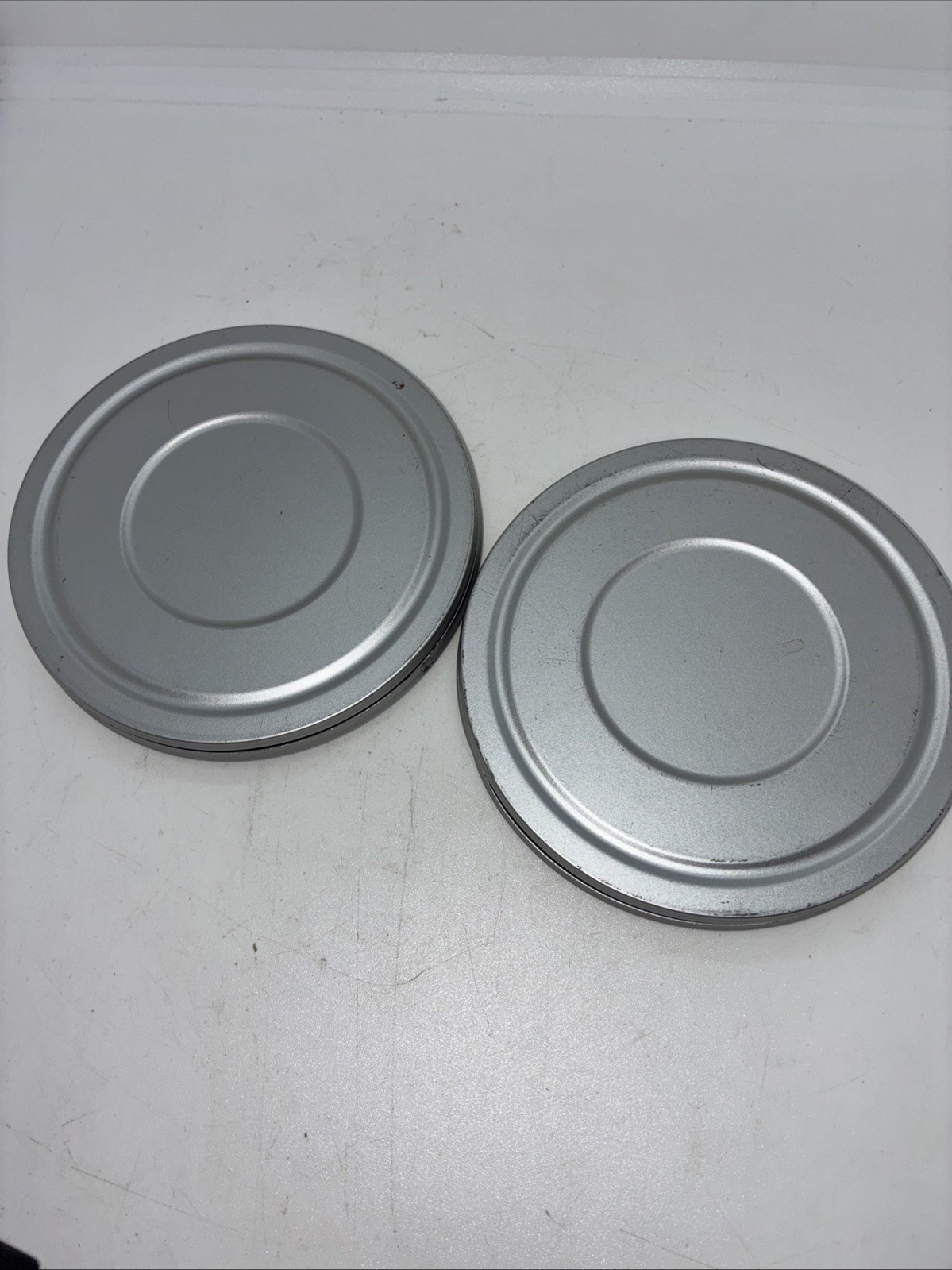 Lot Of 2 Vtg Kenco 5” Splicer Can & Reel