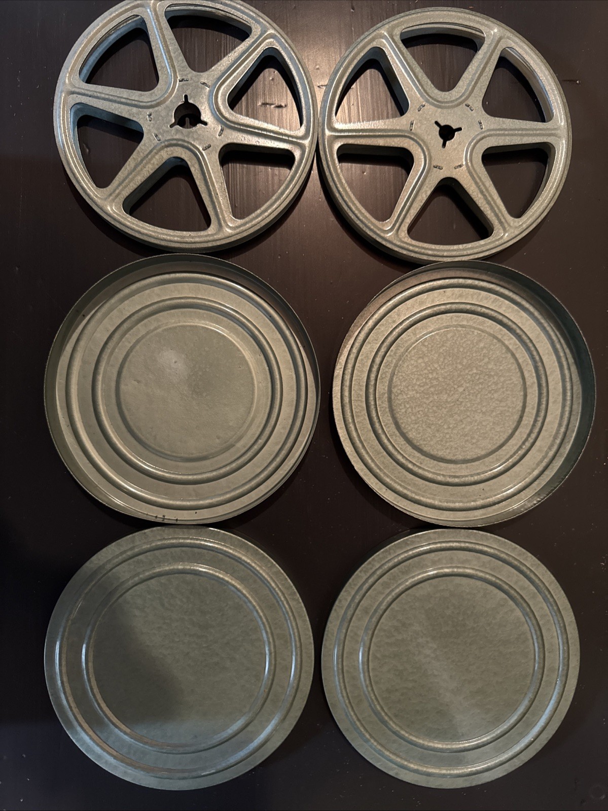 Vintage 5mm Film Reel 5 Inch Set Of Two
