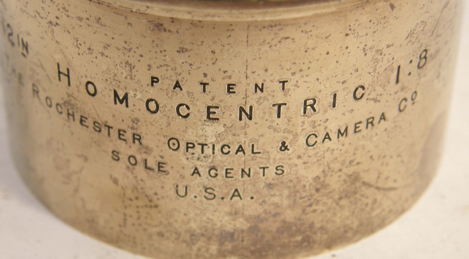 VINTAGE BRASS MOUNT ONLY 12in/1:8 ROSS LONDON No 6118 4 HOMOCENTRIC LENS AS-IS