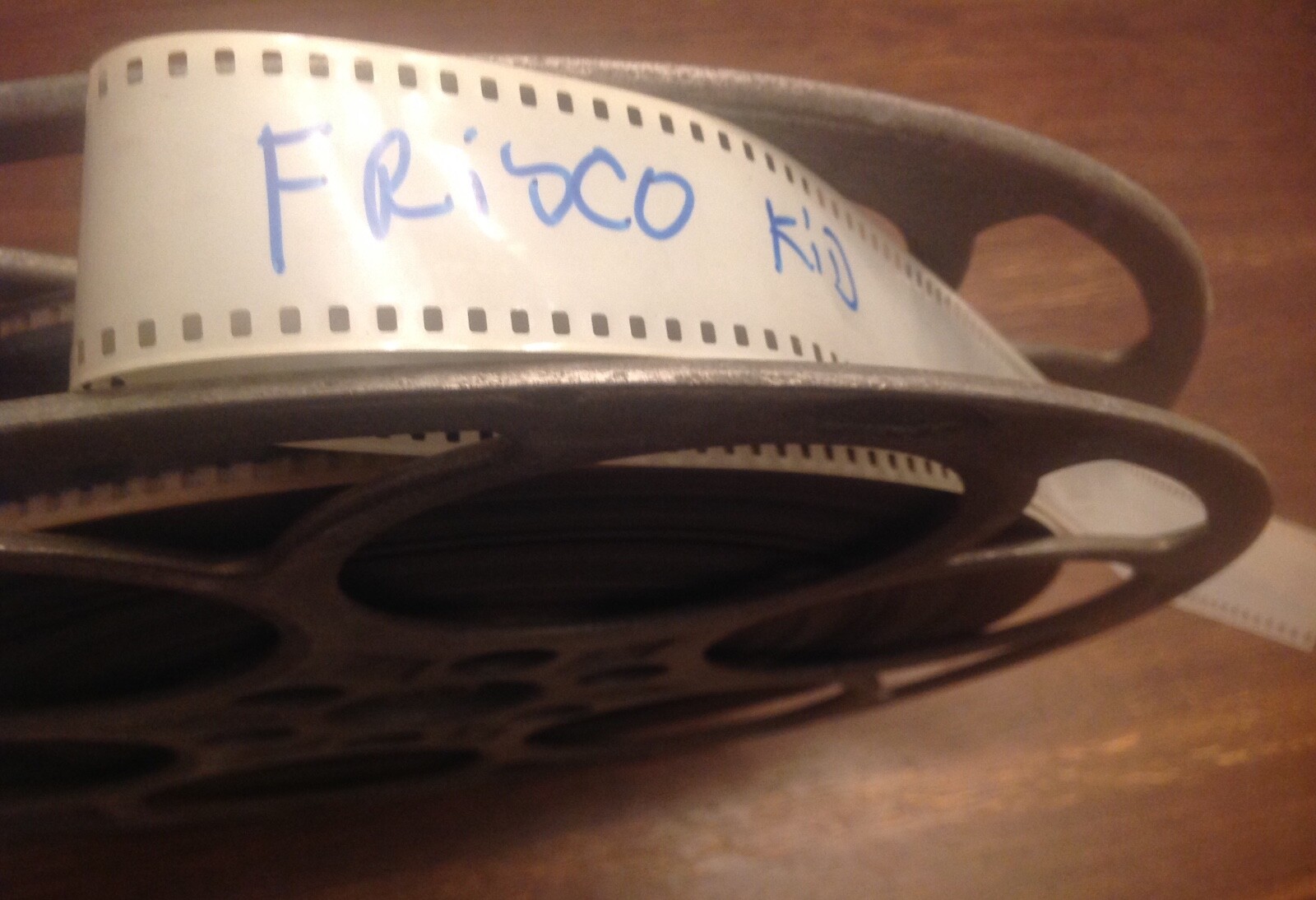 Vintage Goldberg Brothers 35mm Movie Projector 6 Hole Aluminum Reel “FRISCO KID”