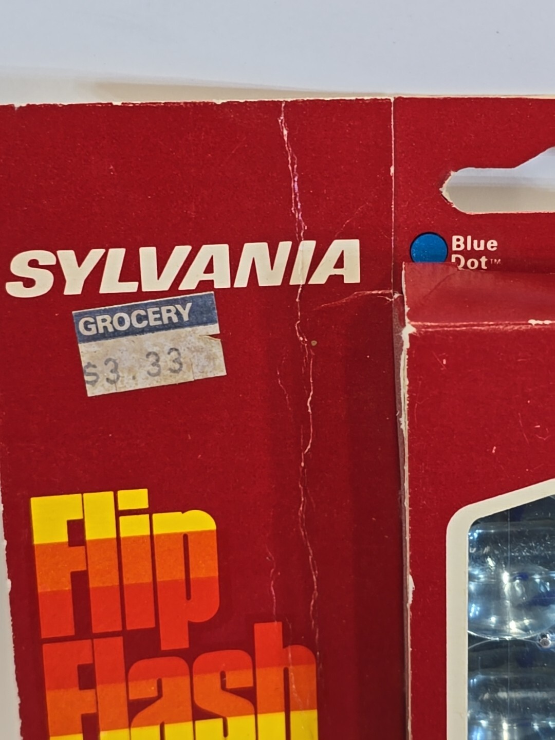 Sylvania Blue Dot Flip Flash Super 10 Flashes Sealed Collectible Package
