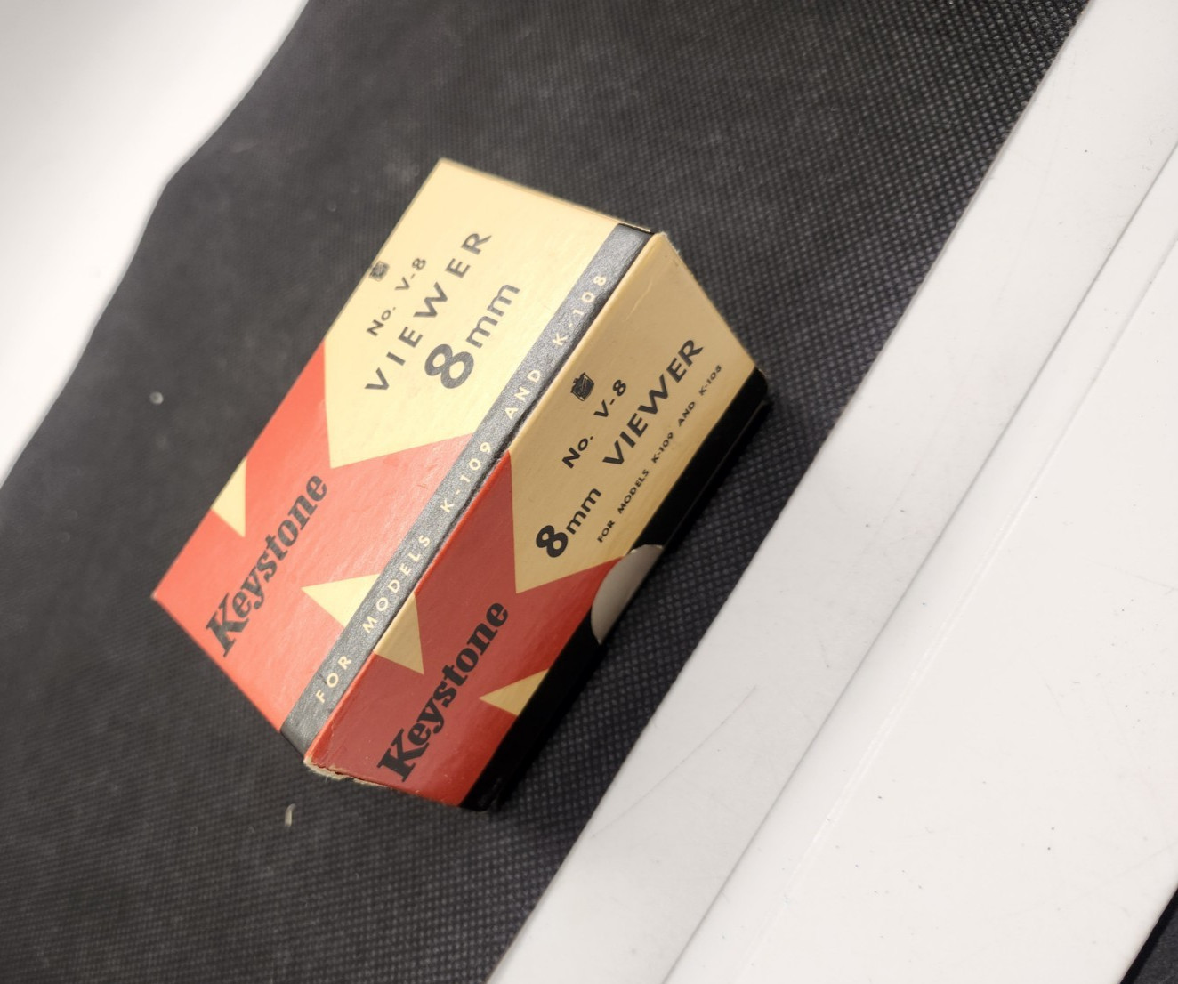 Vintage Keystone No. V-8 8mm Film Viewer for K-109 K-108 Projectors w/ Original