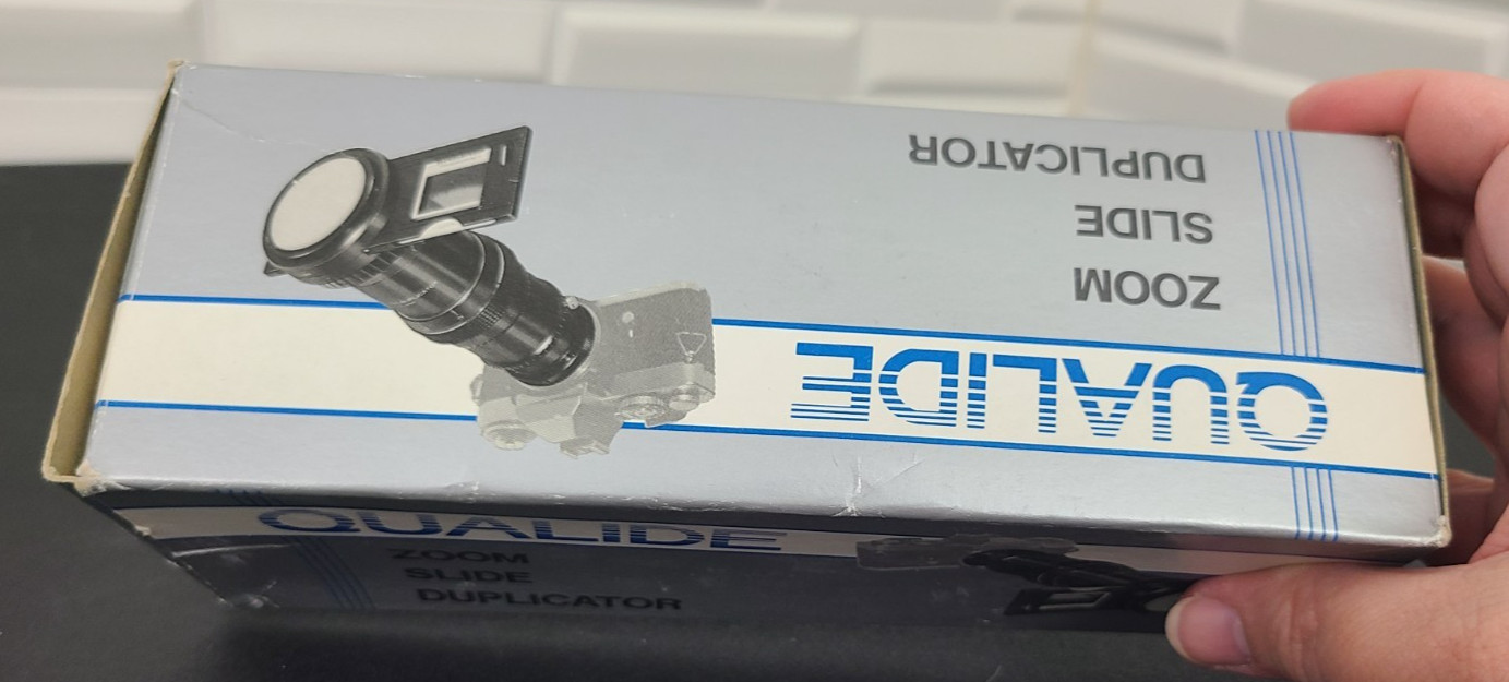 Vintage Qualide Zoom Slide Duplicator for 35mm slides
