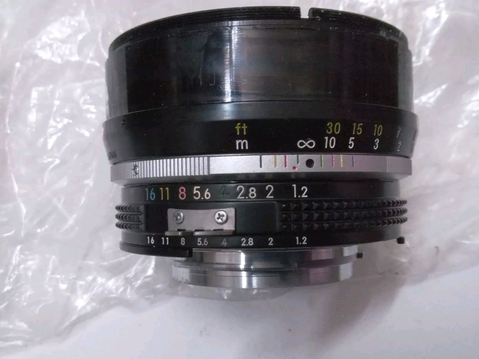New Old Stock Aperture Control Mount, Helicoid Nikon 50 mm F1.2 Lens Spare Part