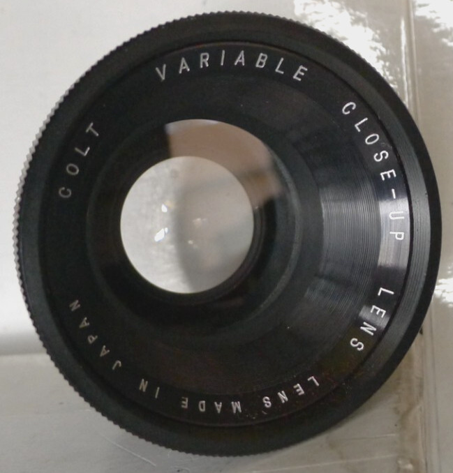 Colt 55mm Variable Close-Up Lens with Case Threaded Mount – Made in Japan