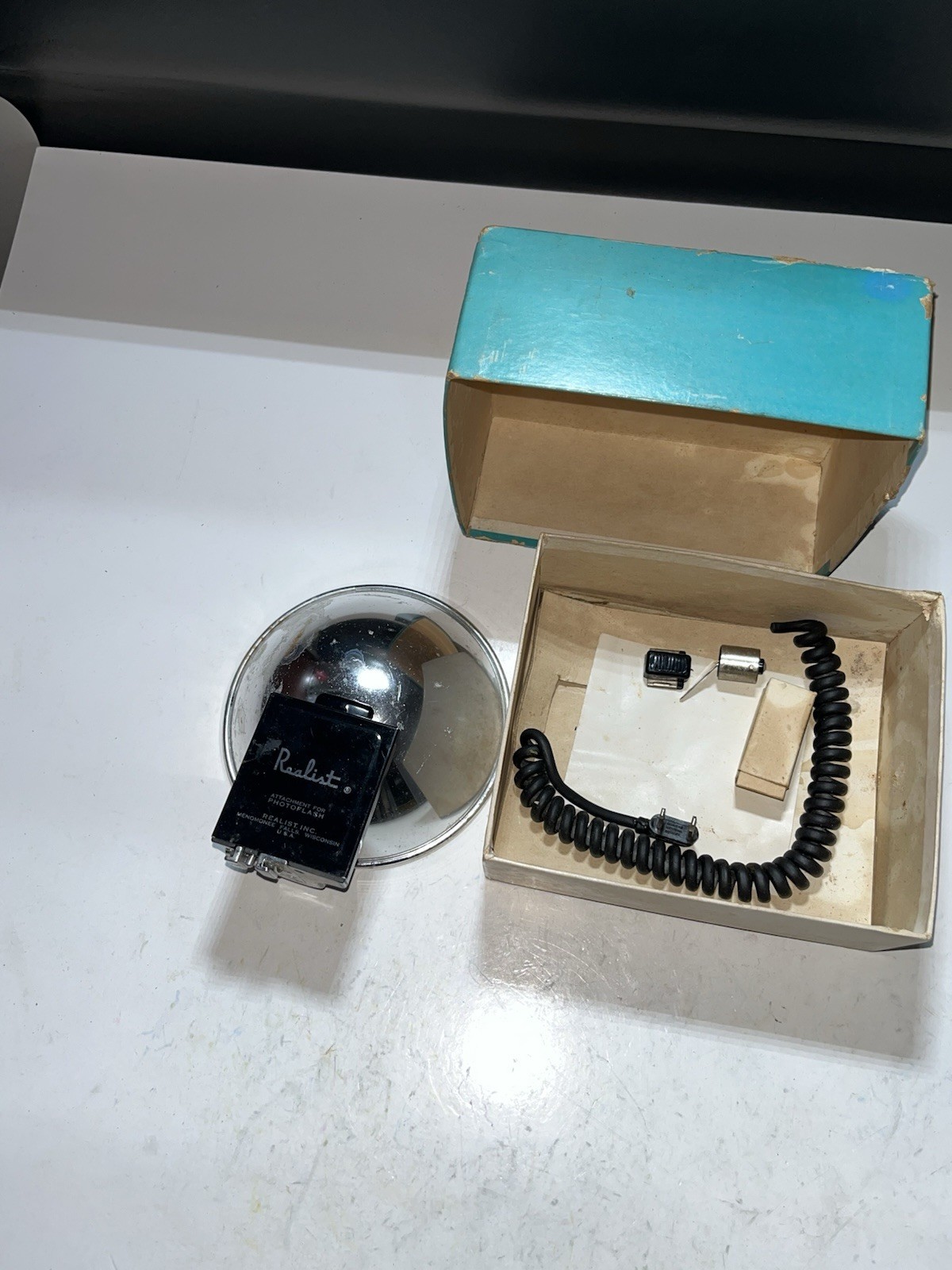 Vintage Stereo Realist Photoflash Reflector Attachment David White Co. UNTESTED