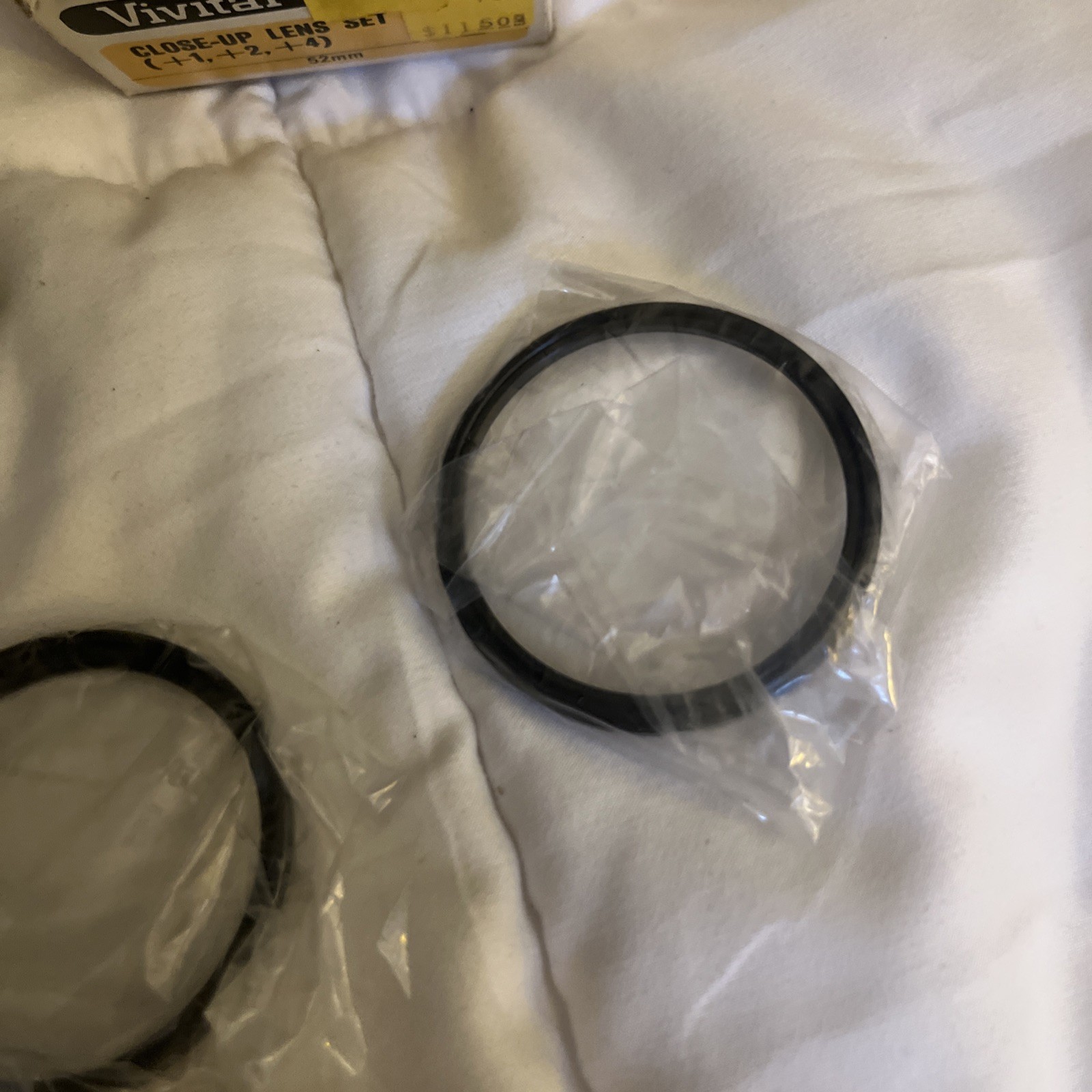 VIVITAR Close Up Lens Set & Case 52MM +1 +2 +4 Still In Plastic Has Instructions