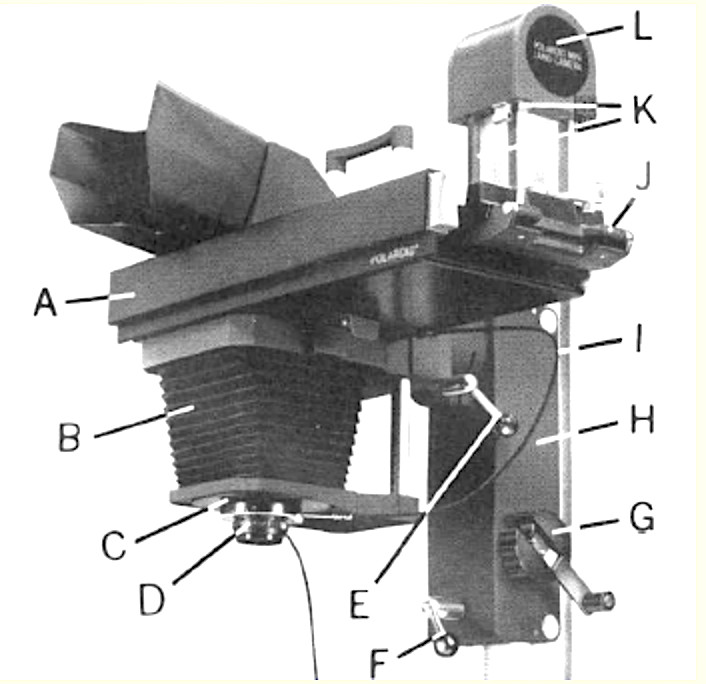 POLAROID MP-4 4X5/PACK SYSTEM: SLIDING 4X5 PLATFORM, 2 LENSES, 2 HOLDERS, MORE+