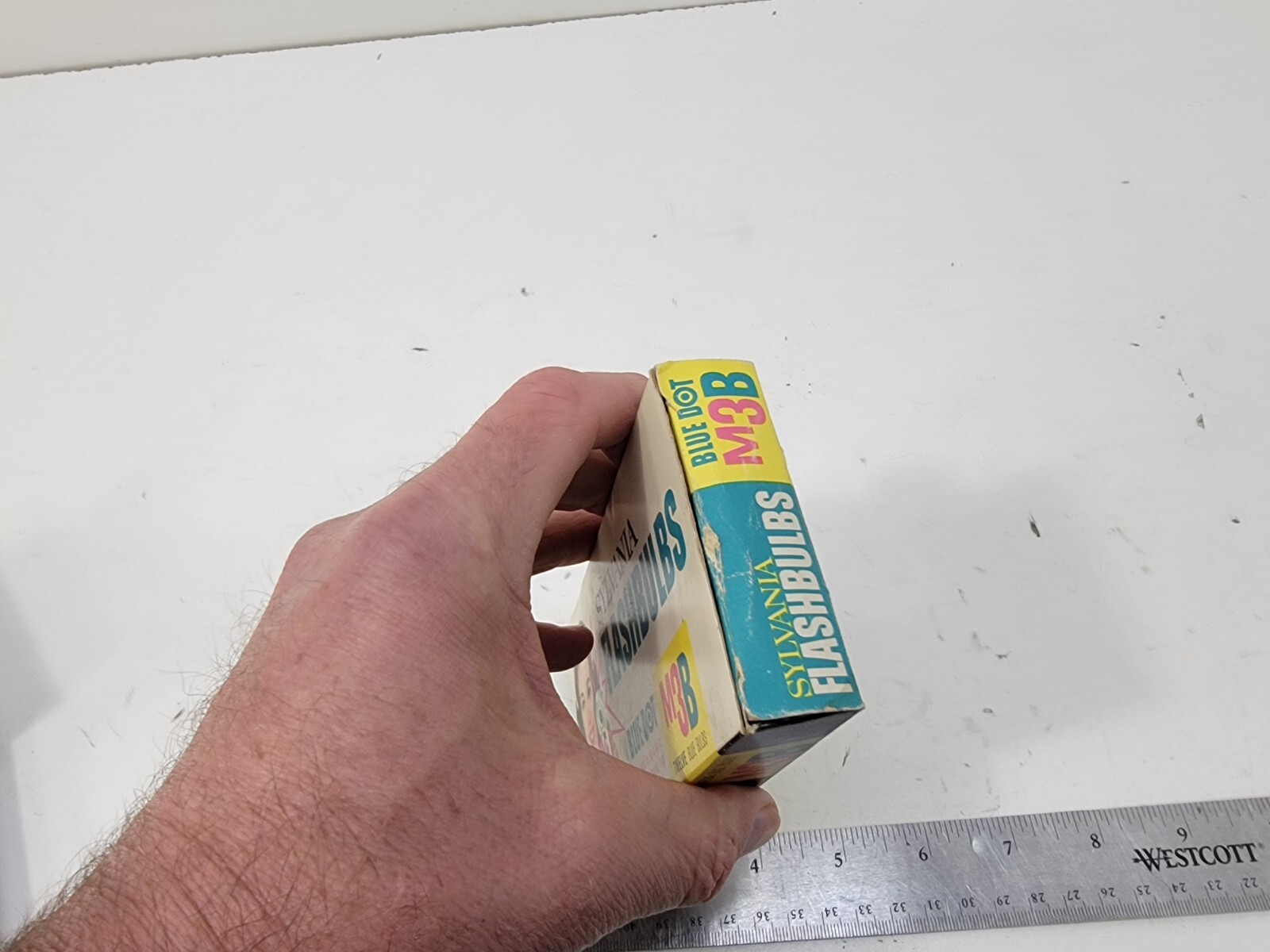 SYLVANIA FLASHBULBS M3B BLUE DOT NOS BOX OF 12