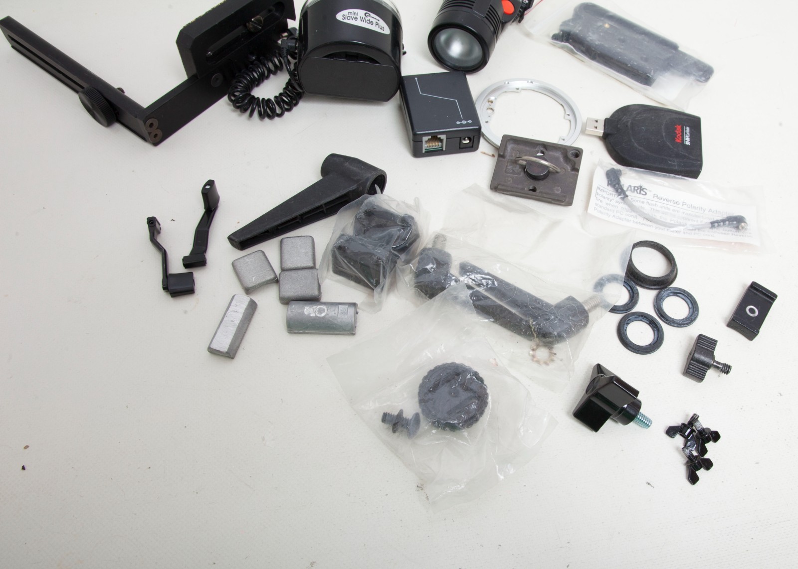 Vintage Photography Accessories Lot – Camera Parts, Canon Digital Gear, Studio