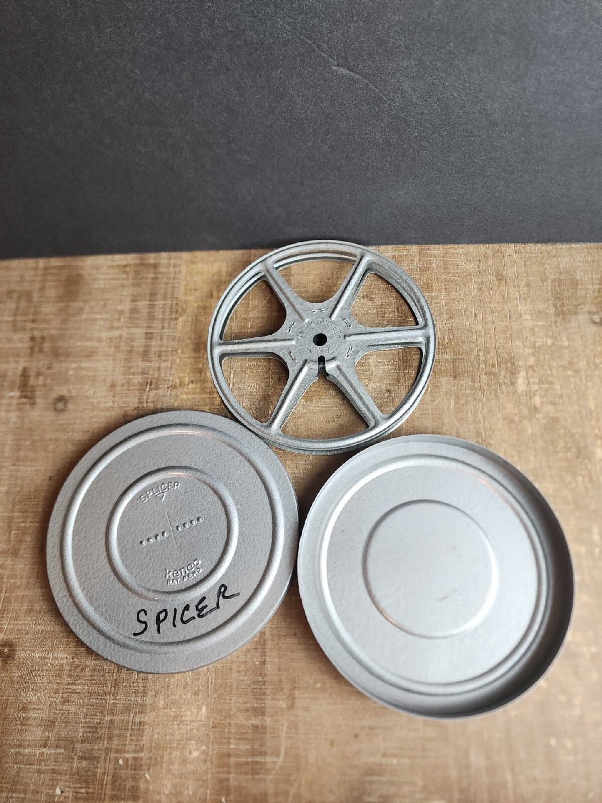 Vintage Metal Kenco Splicer Reel and Case Burlington Wisconsin