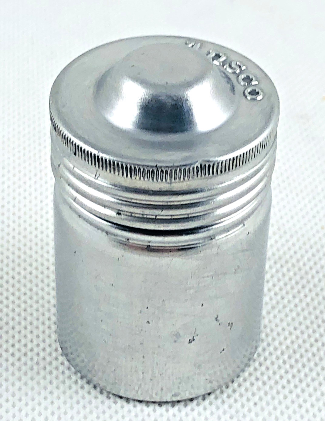 Vintage 35mm Adox and Ansco Aluminum Screw Top Film Canisters