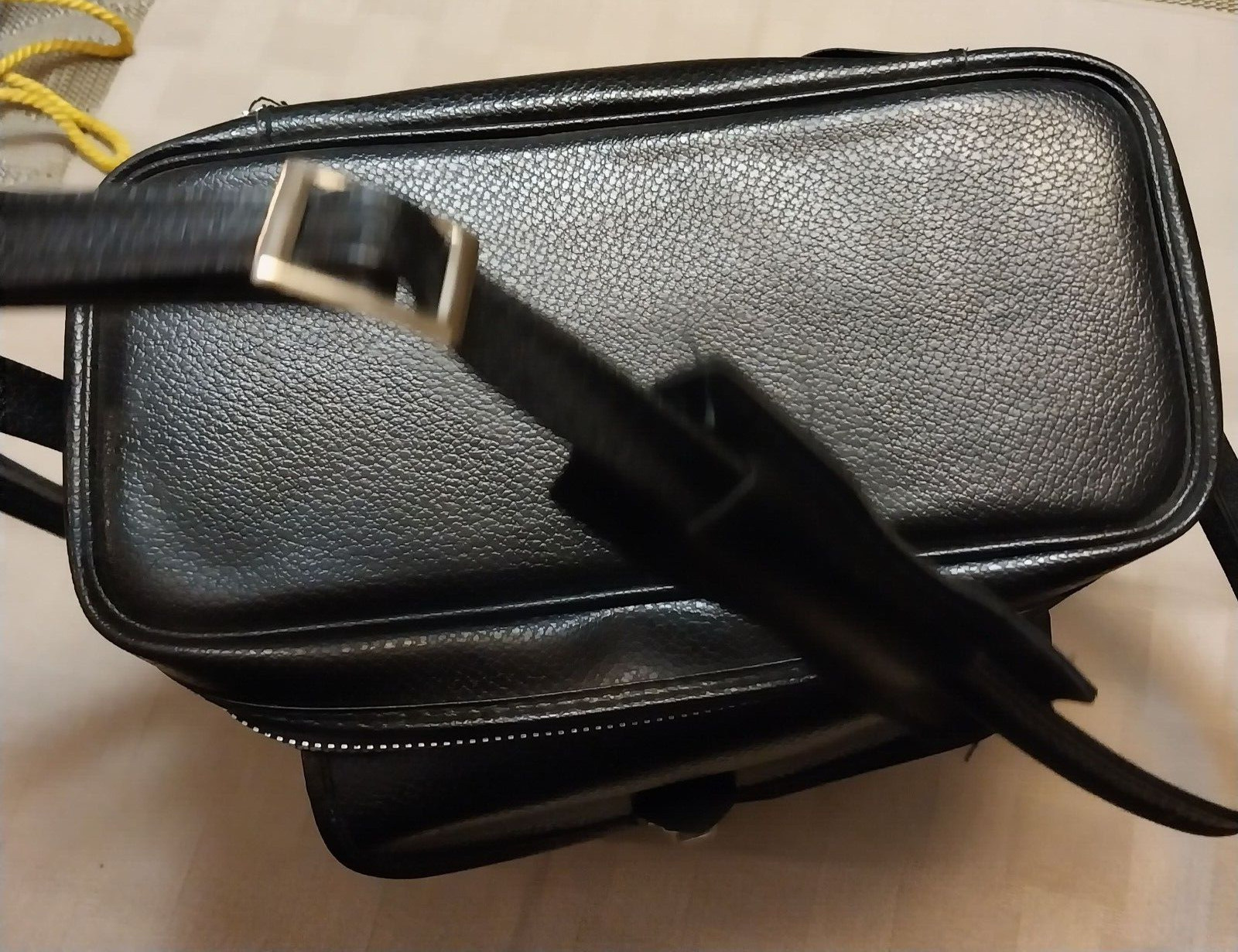 Vintage Camera Bag Case Black. Made in Japan