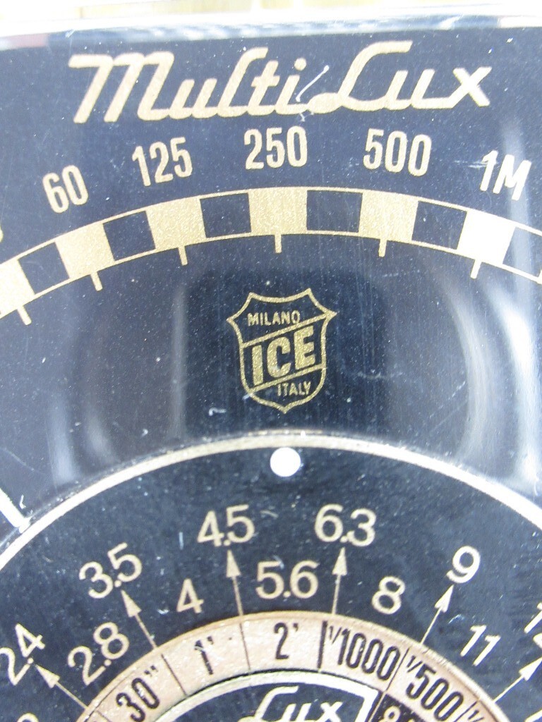 Multilux Ice Analog Exposure Meter Vintage Photography Instrument From The 1960S