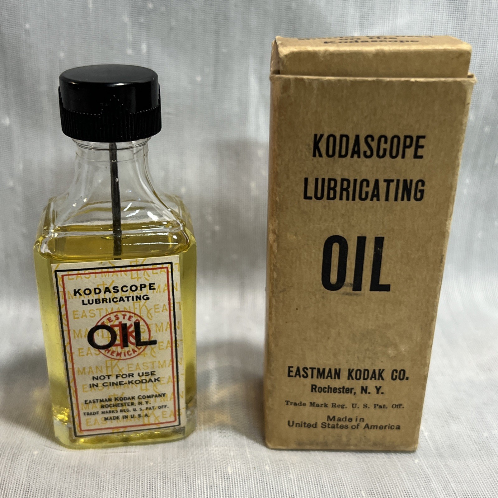KODASCOPE LUBRICATING OIL EASTMAN KODAK ROCHESTER NY