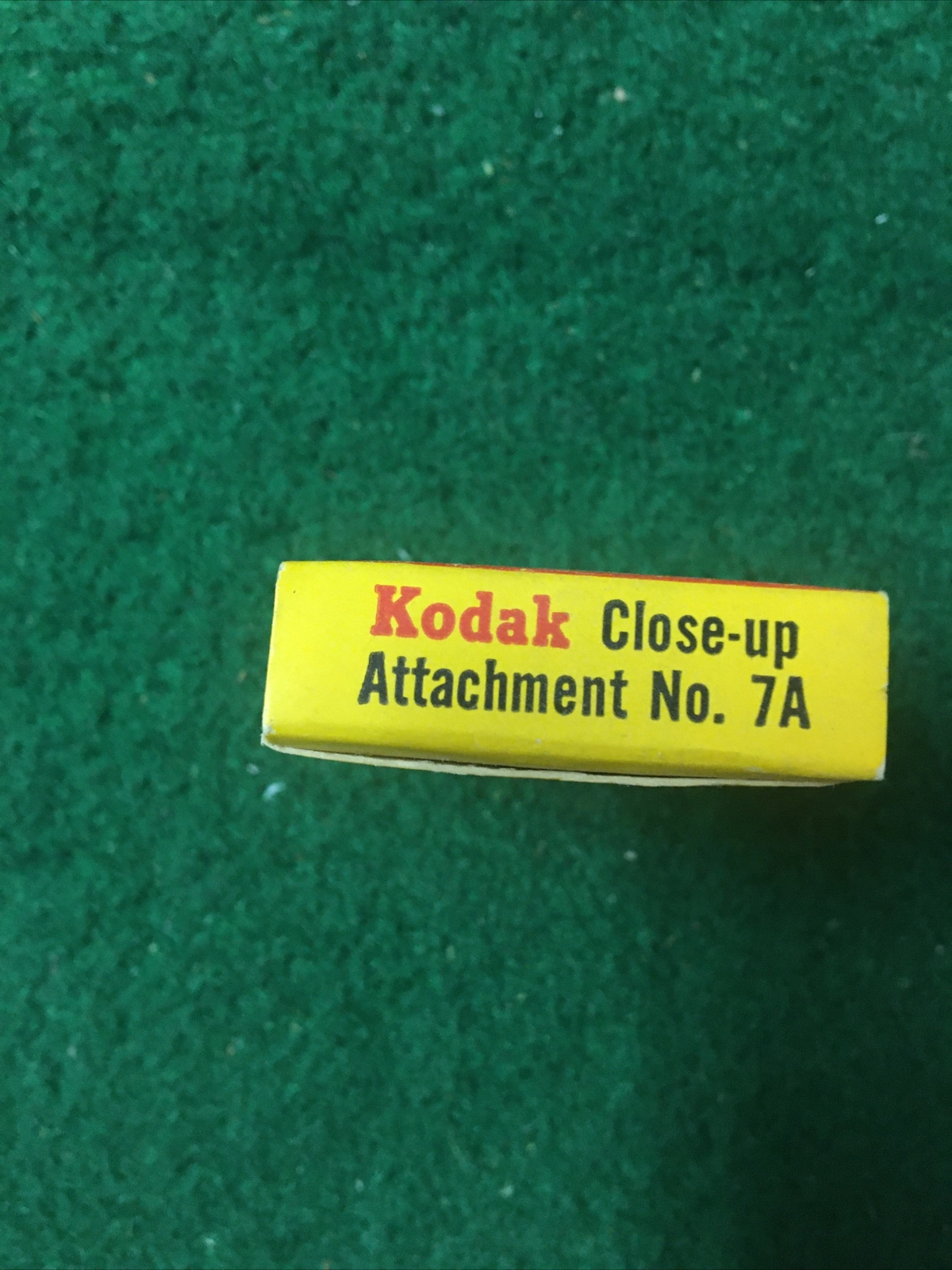 Vintage Kodak CLOSE UP ATTACHMENT 7A! 1-5/16 inches in Original Box