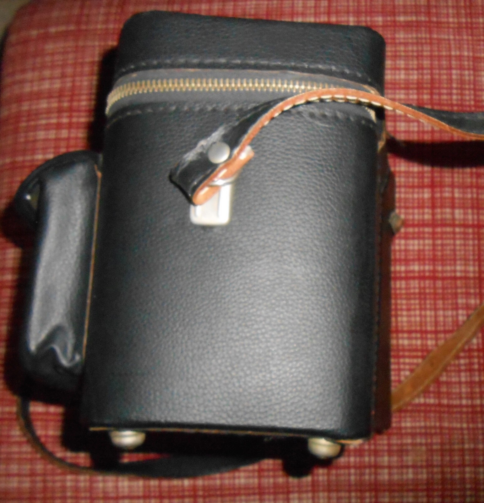 Vintage JAPAN Leather Camera Kali-Bag With Shoulder Strap