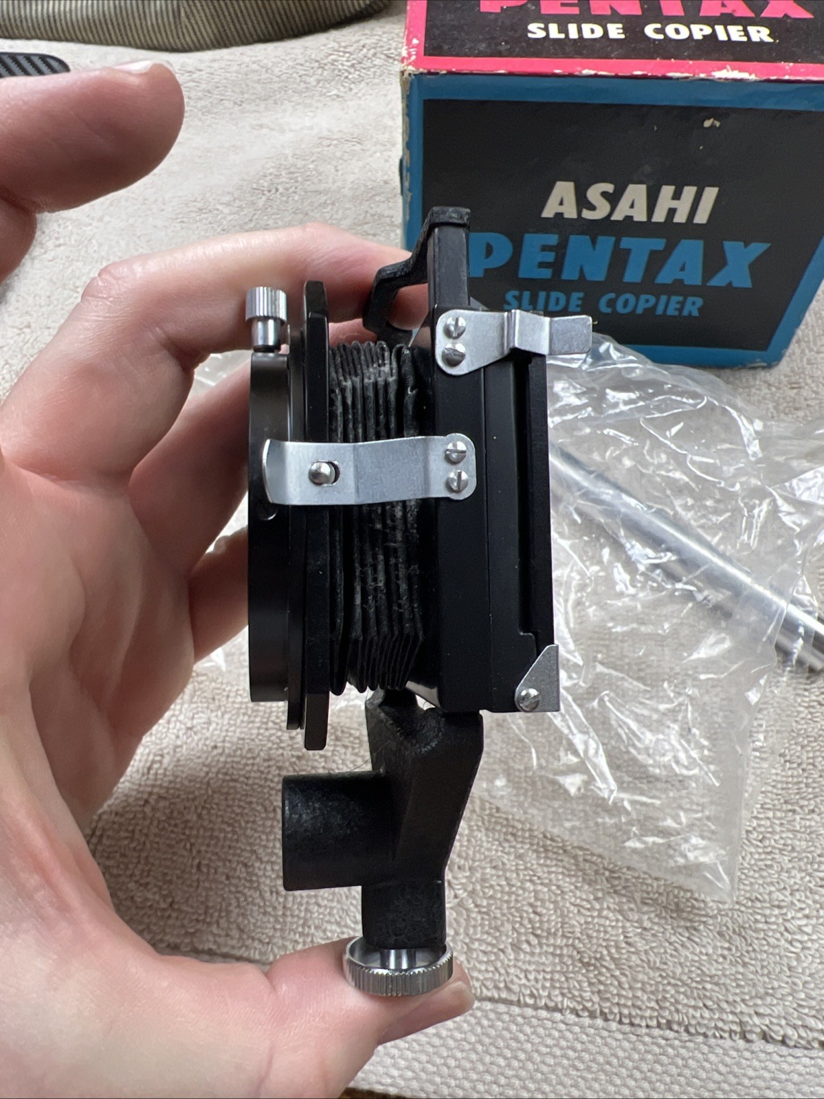 Asahi Pentax Slide Copier For Auto Bellow Mint In Box #SD1179