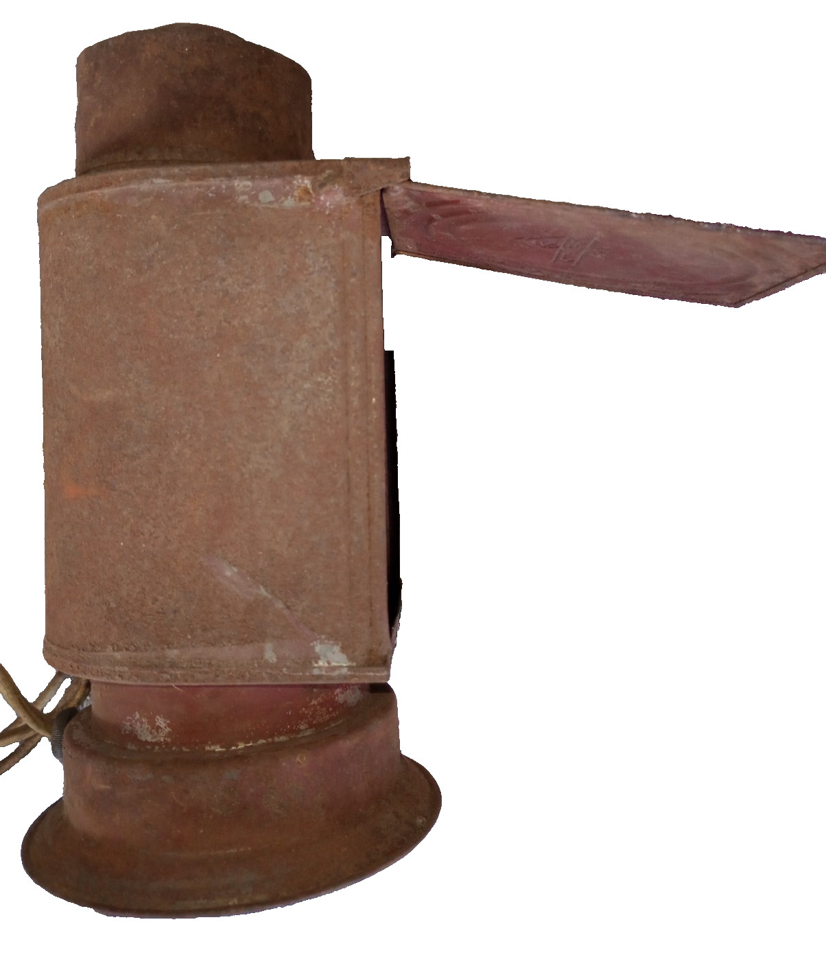 Vintage Burke and James Ingento No.8 Electric Darkroom Lamp Lantern Photography
