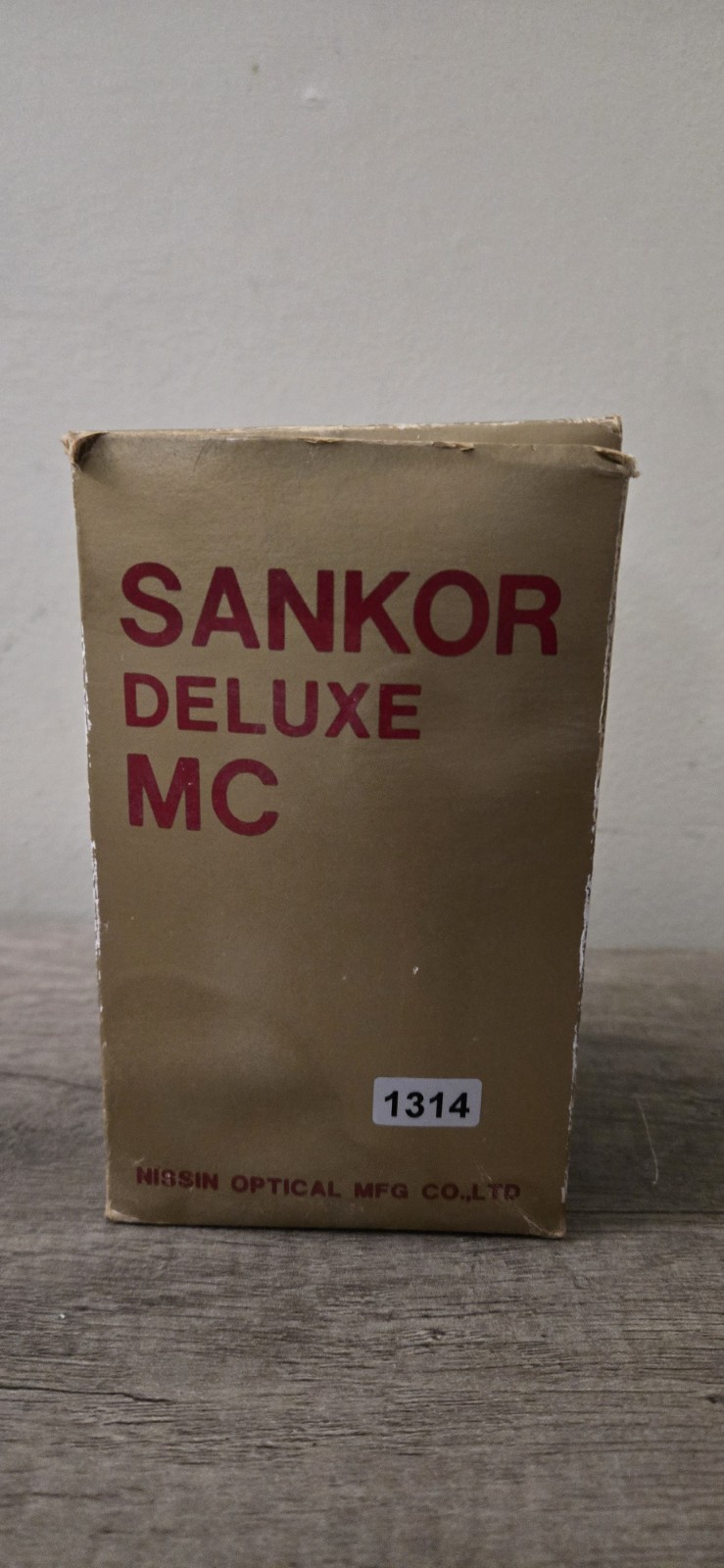 NISSIN SANKOR Deluxe MC F=50mm 1.97in Projector Lens w/ Original Box Vintage